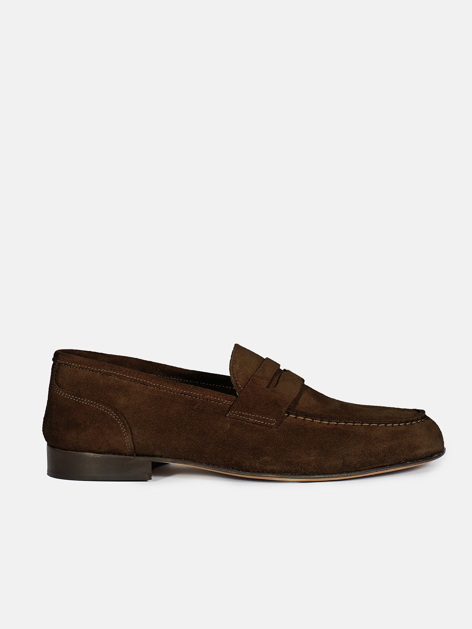 Suede leather loafer