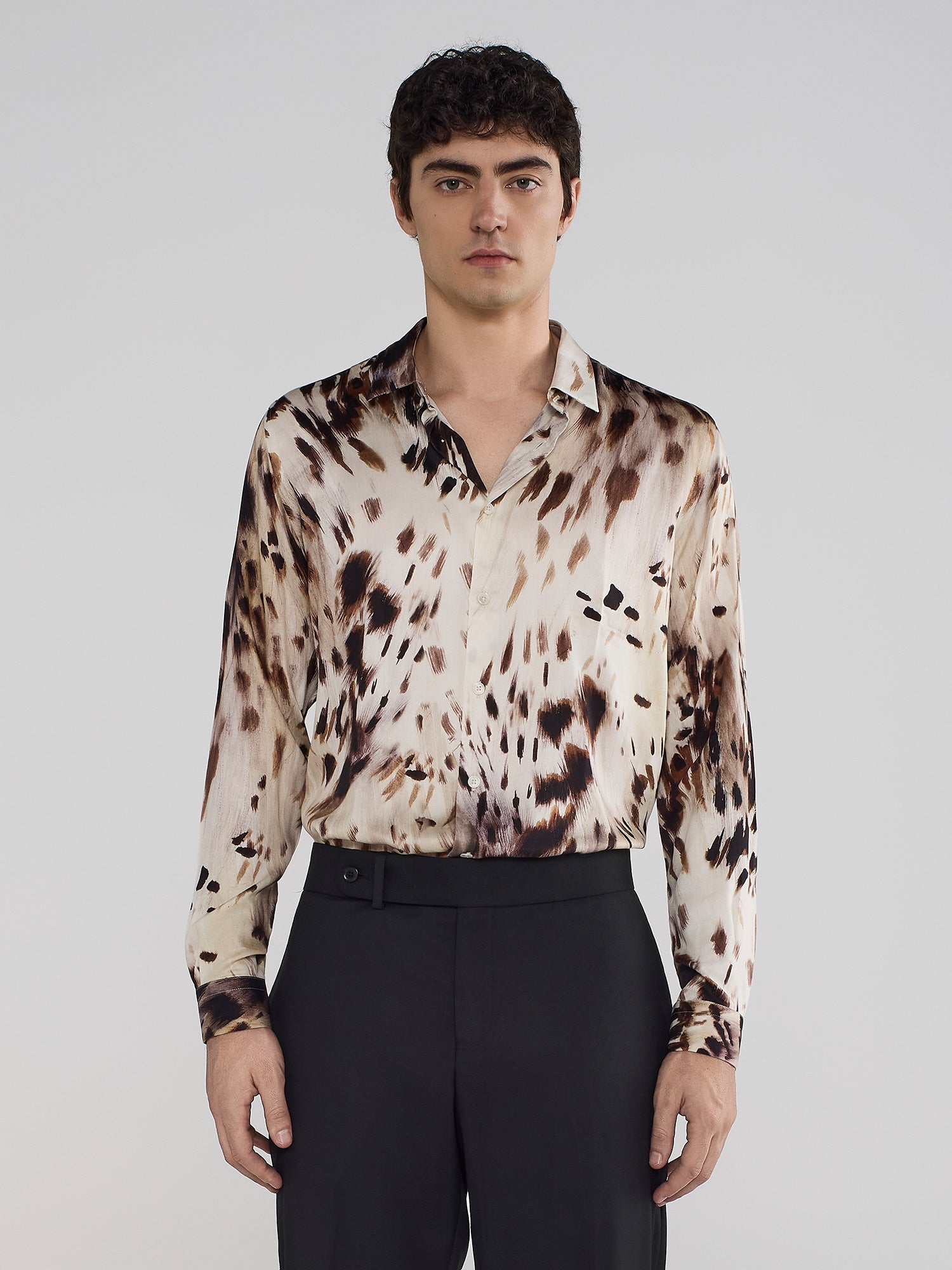 CAMICIA STAMPATA ANIMALIER