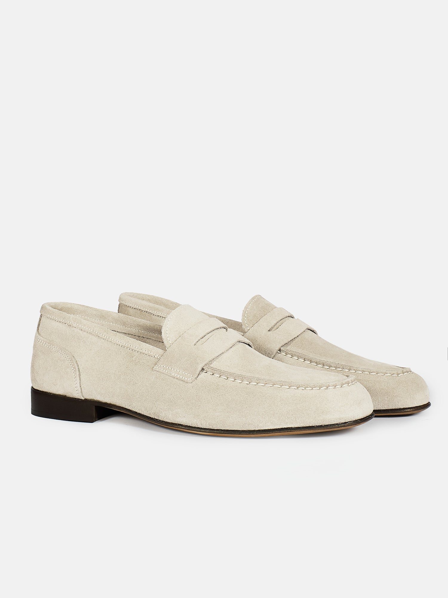 Mocassino in pelle suede