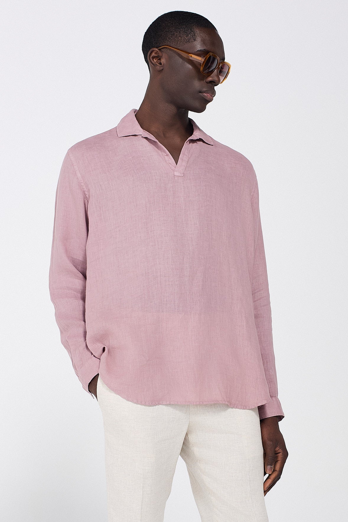 CAMICIA IN LINO SAFARI