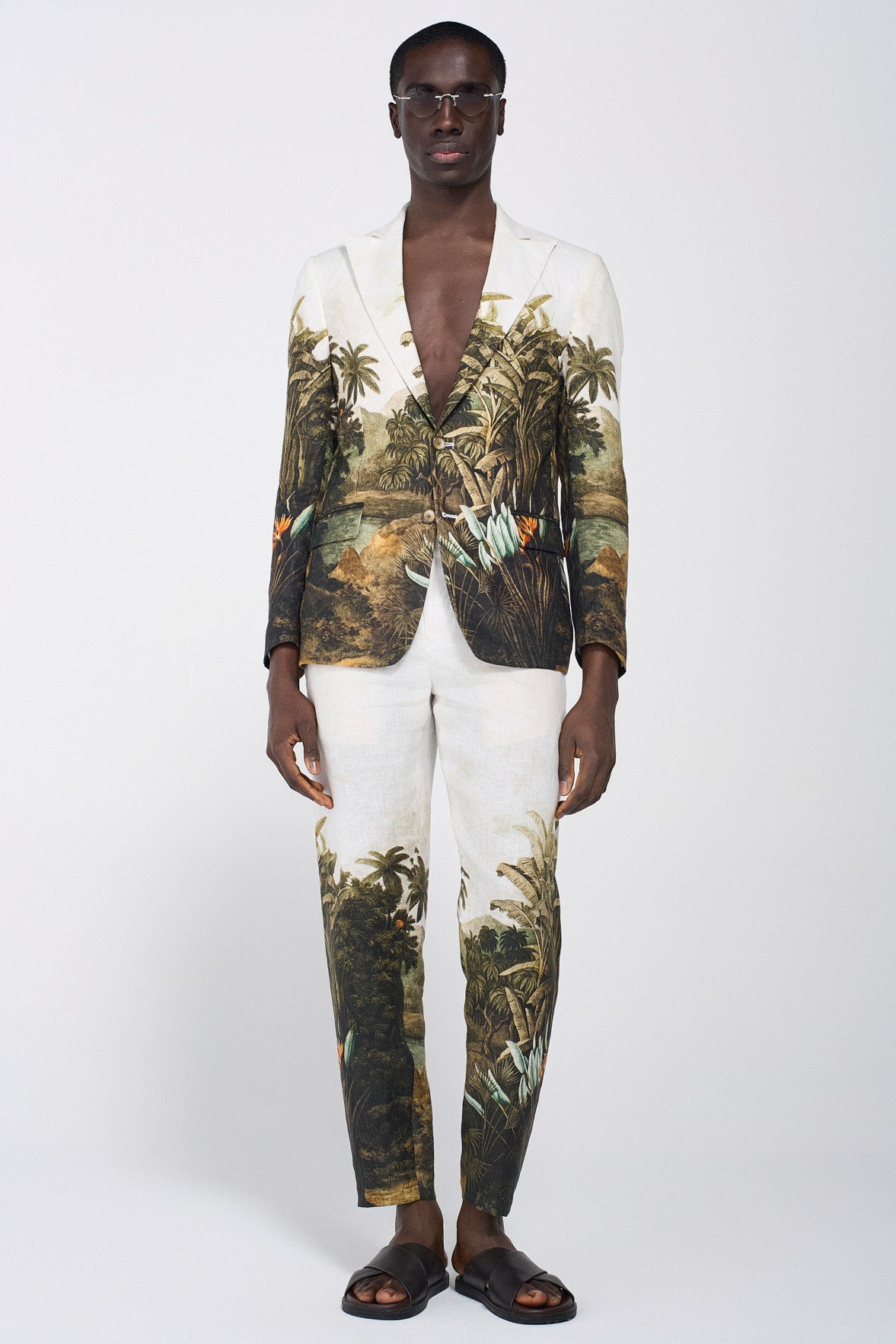 BLAZER DA ABITO STAMPA COLONIAL