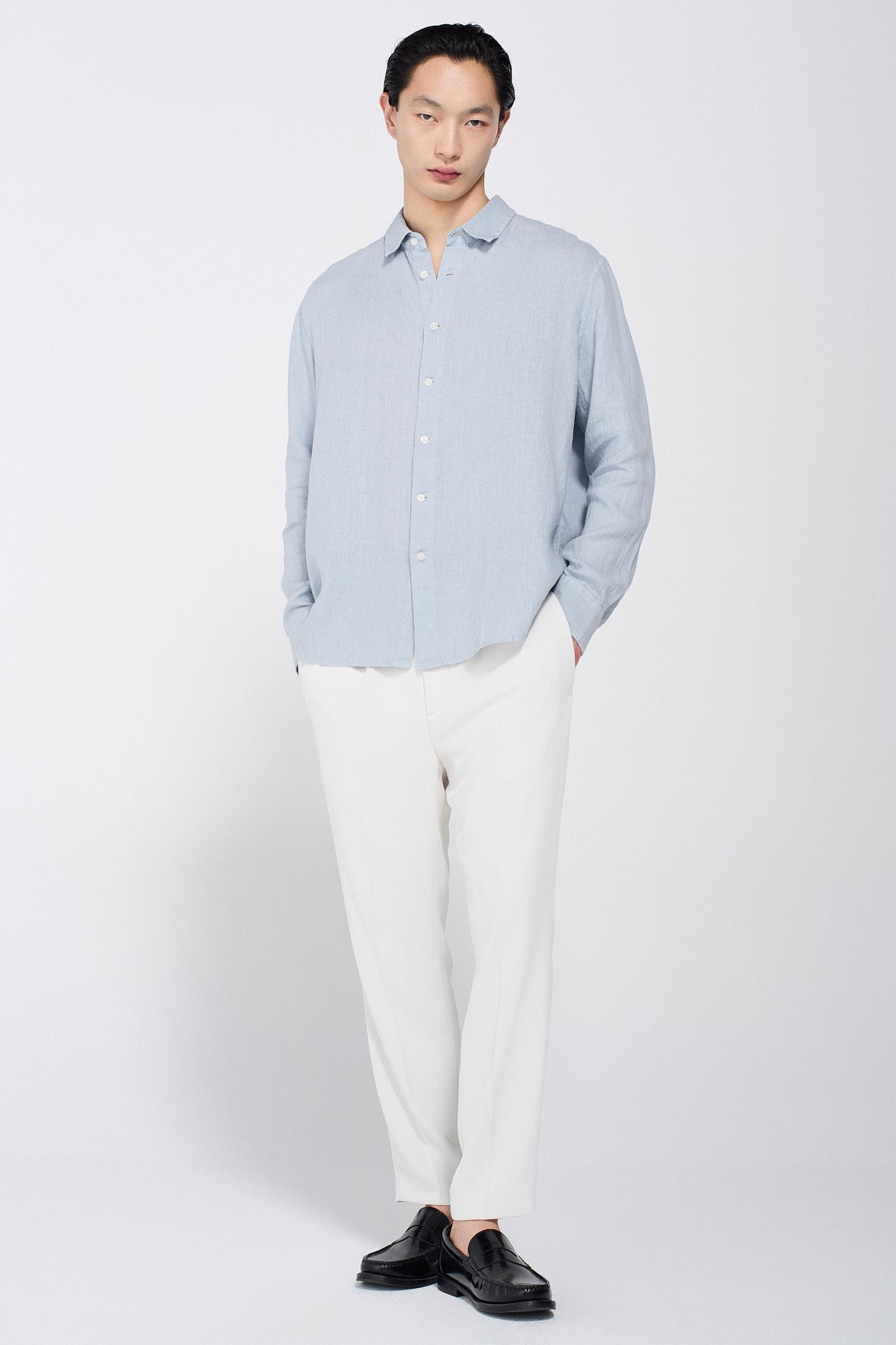 RELAXED FIT LINEN SHIRT
