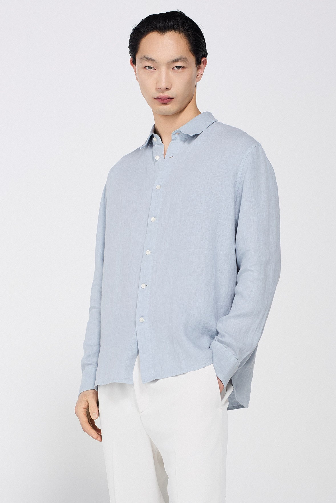 RELAXED FIT LINEN SHIRT