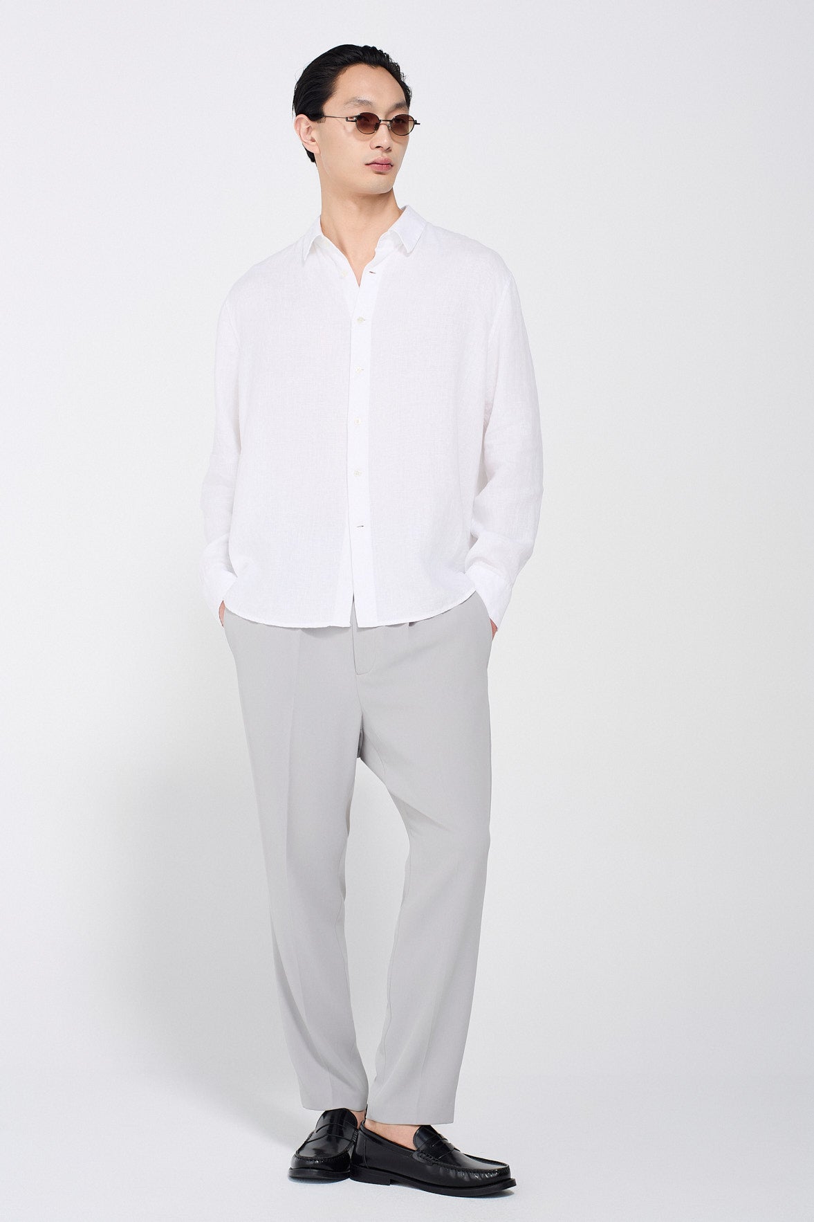 RELAXED FIT LINEN SHIRT