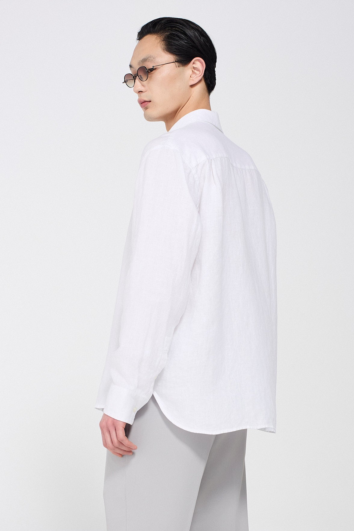 RELAXED FIT LINEN SHIRT
