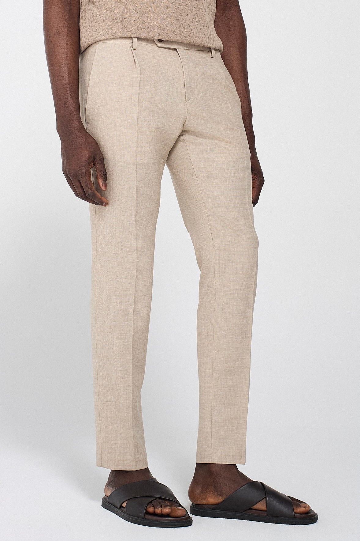 PANTALONE DA ABITO IN FRESCO LANA