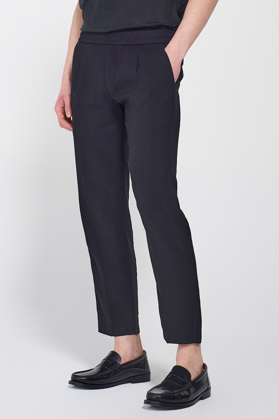 PANTALONE IN LINO CON COULISSE
