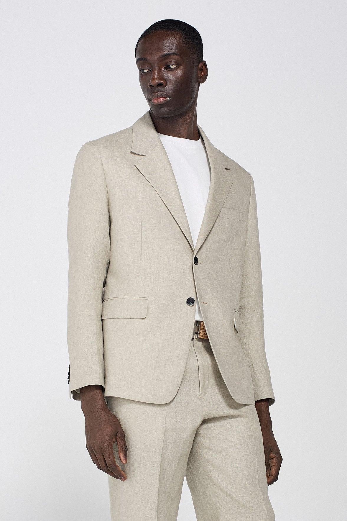 BLAZER DA ABITO IN LINO RELAXED FIT