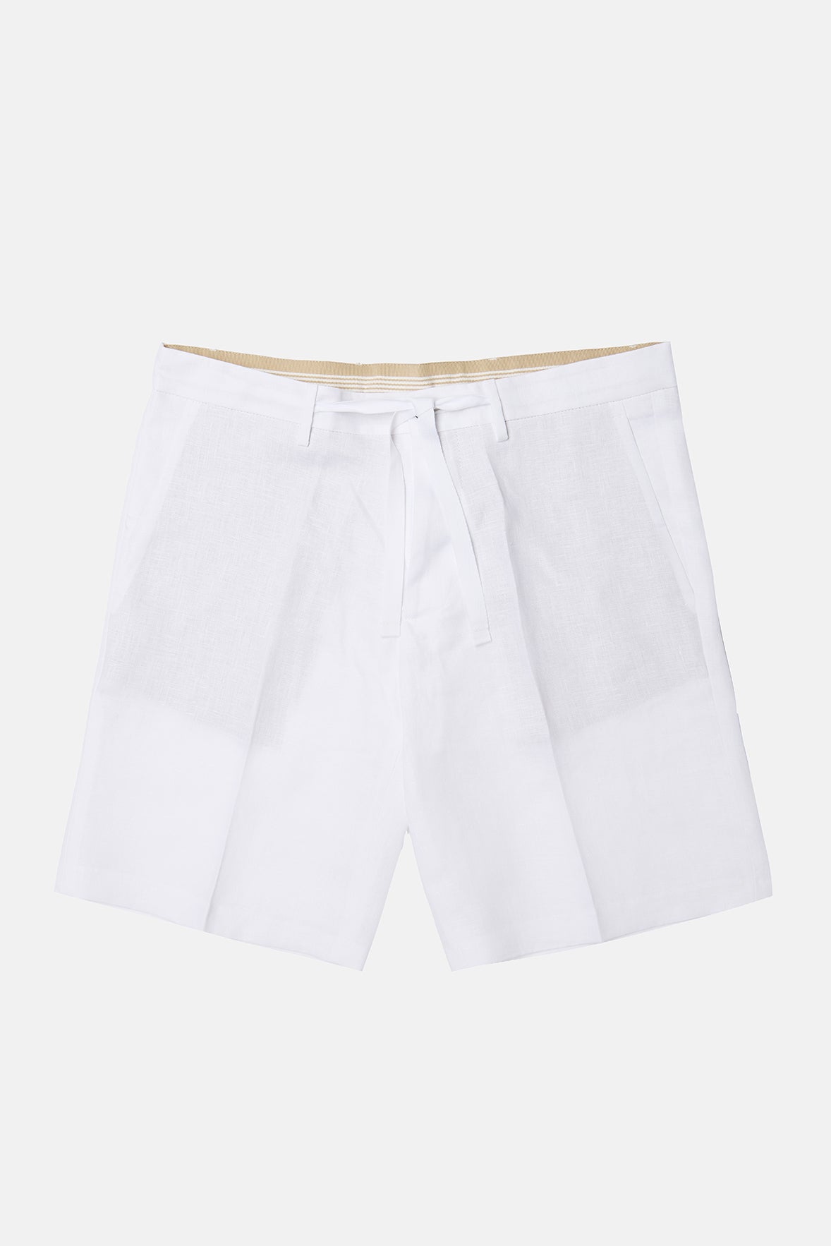 TAILORED LINEN SHORTS