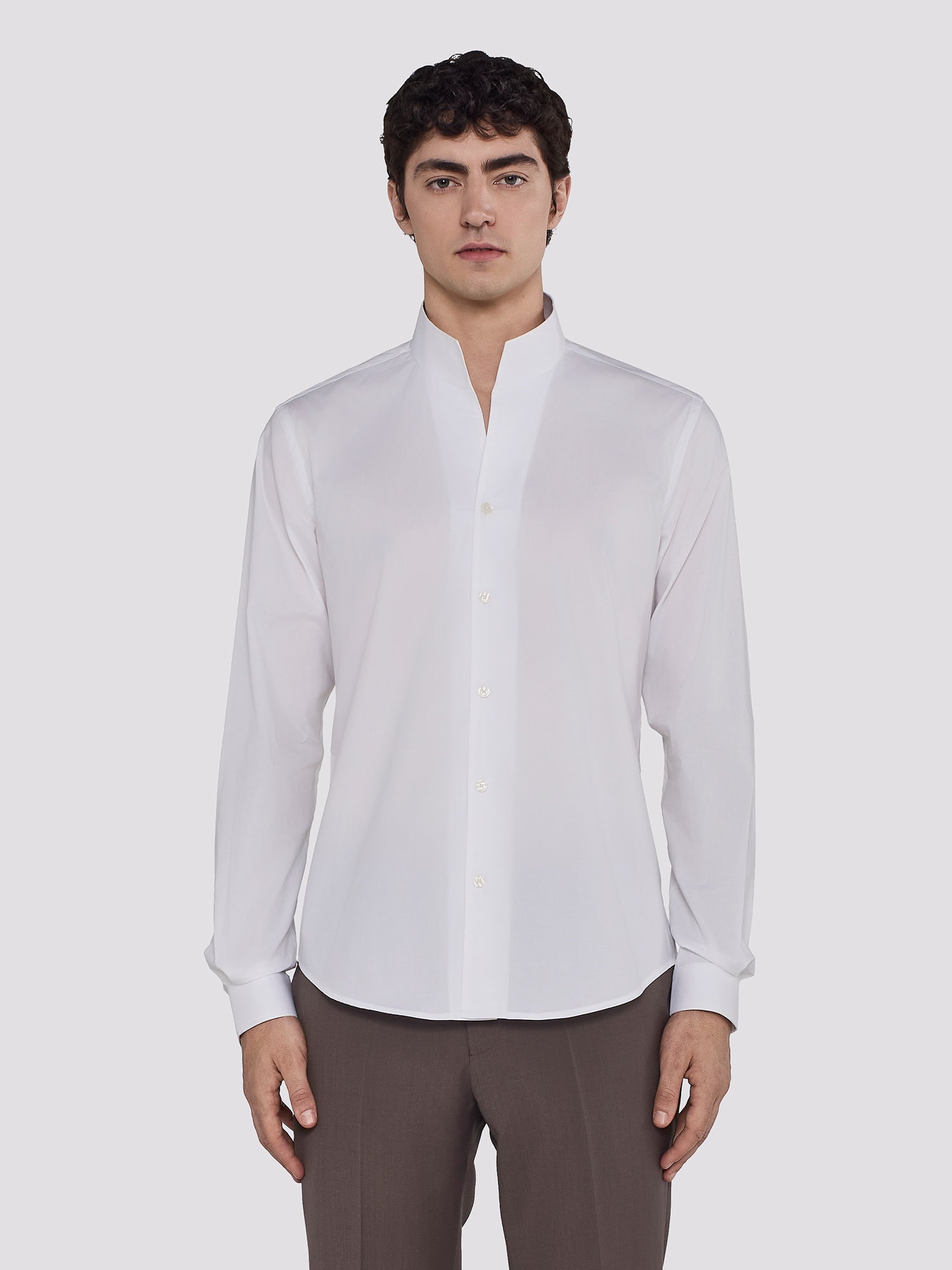 STANDING COLLAR SHIRT