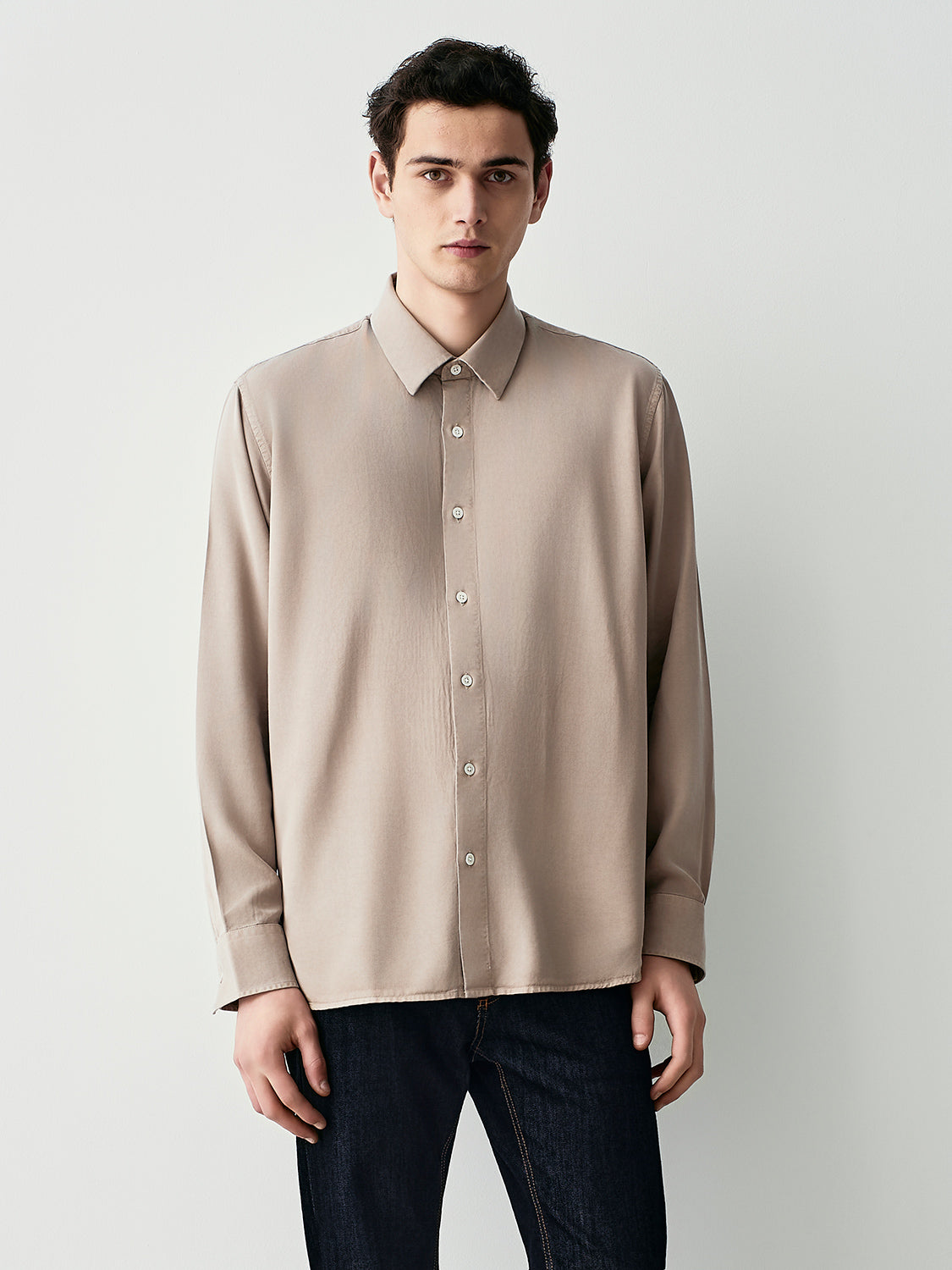 Camicia relaxed in lyocell