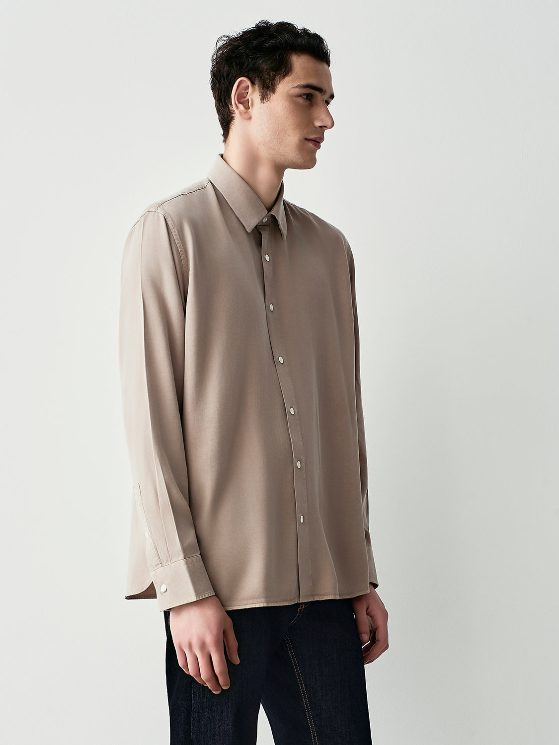 Camicia relaxed in lyocell