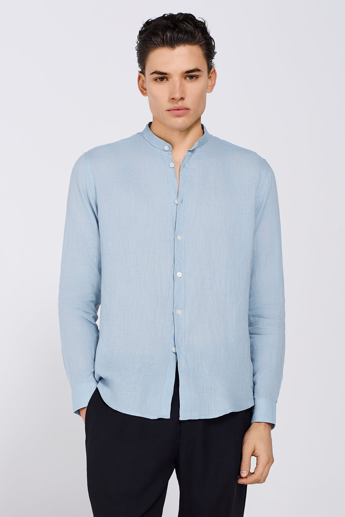 KOREAN LINEN SHIRT