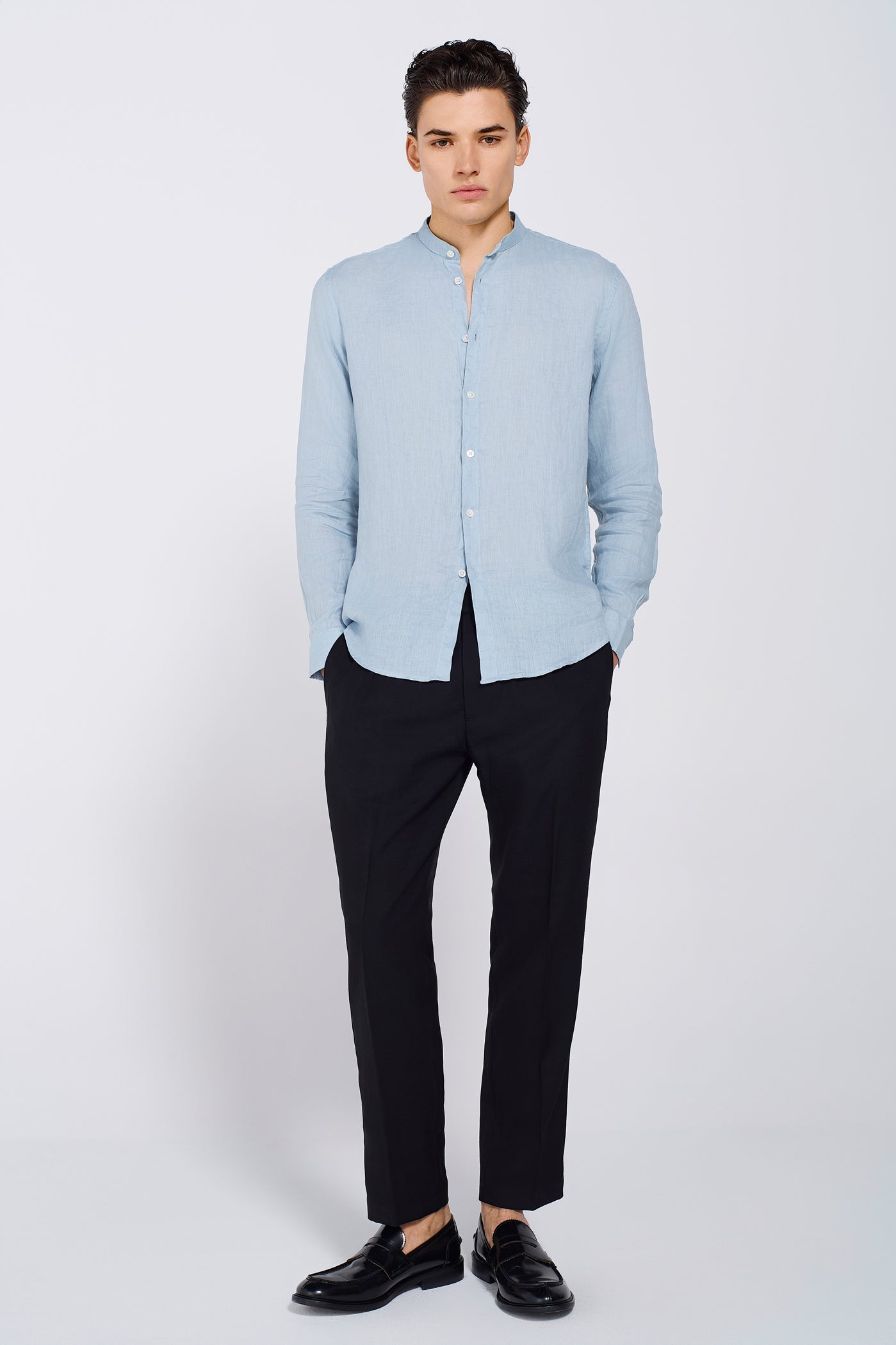 KOREAN LINEN SHIRT