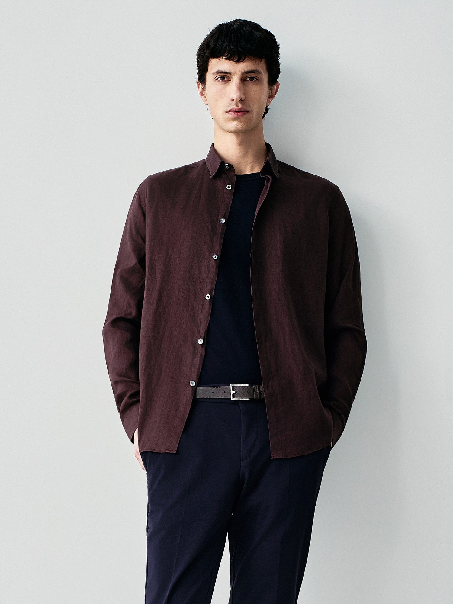 Camicia in puro lino
