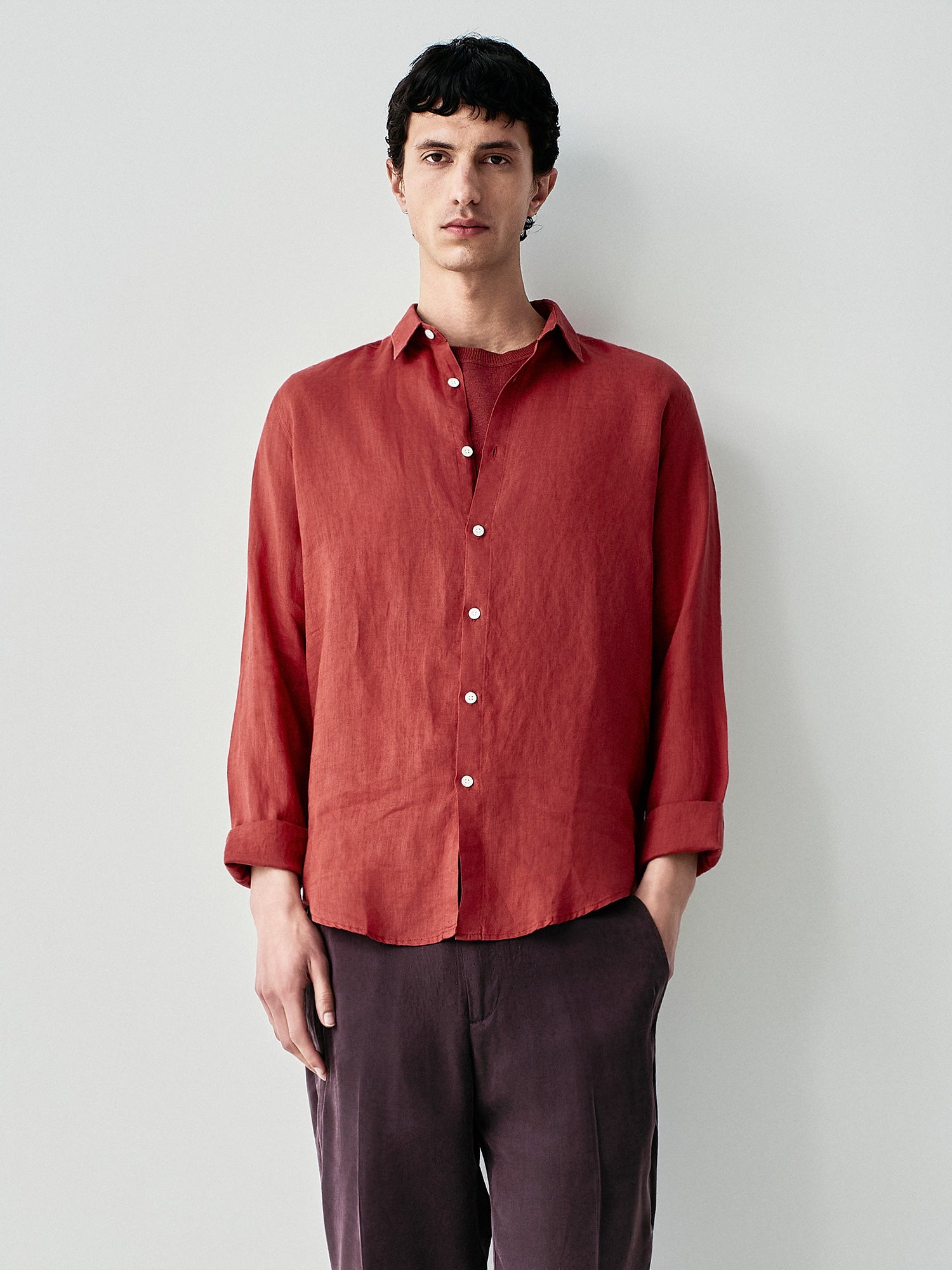 Camicia in puro lino