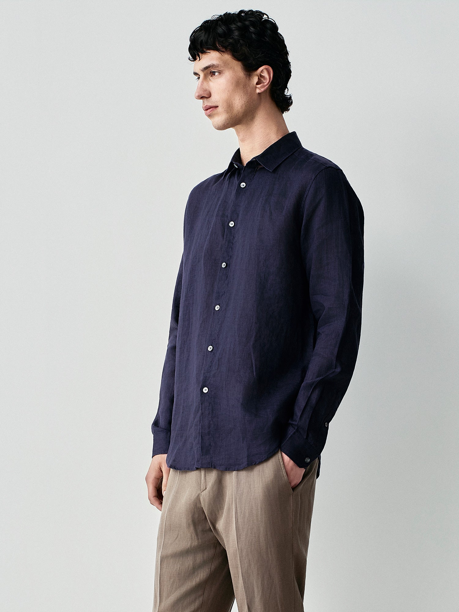 Camicia in puro lino