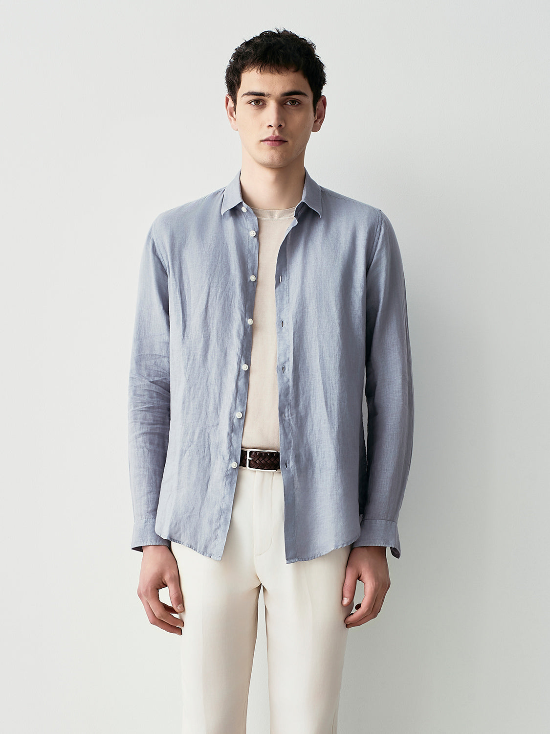 Camicia in puro lino