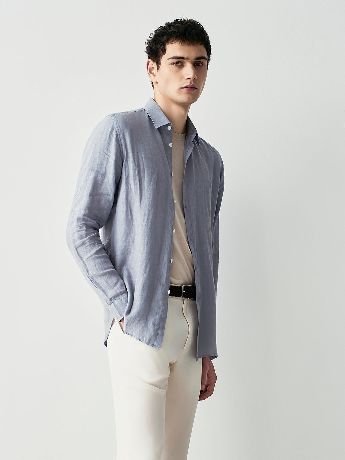 Pure linen shirt