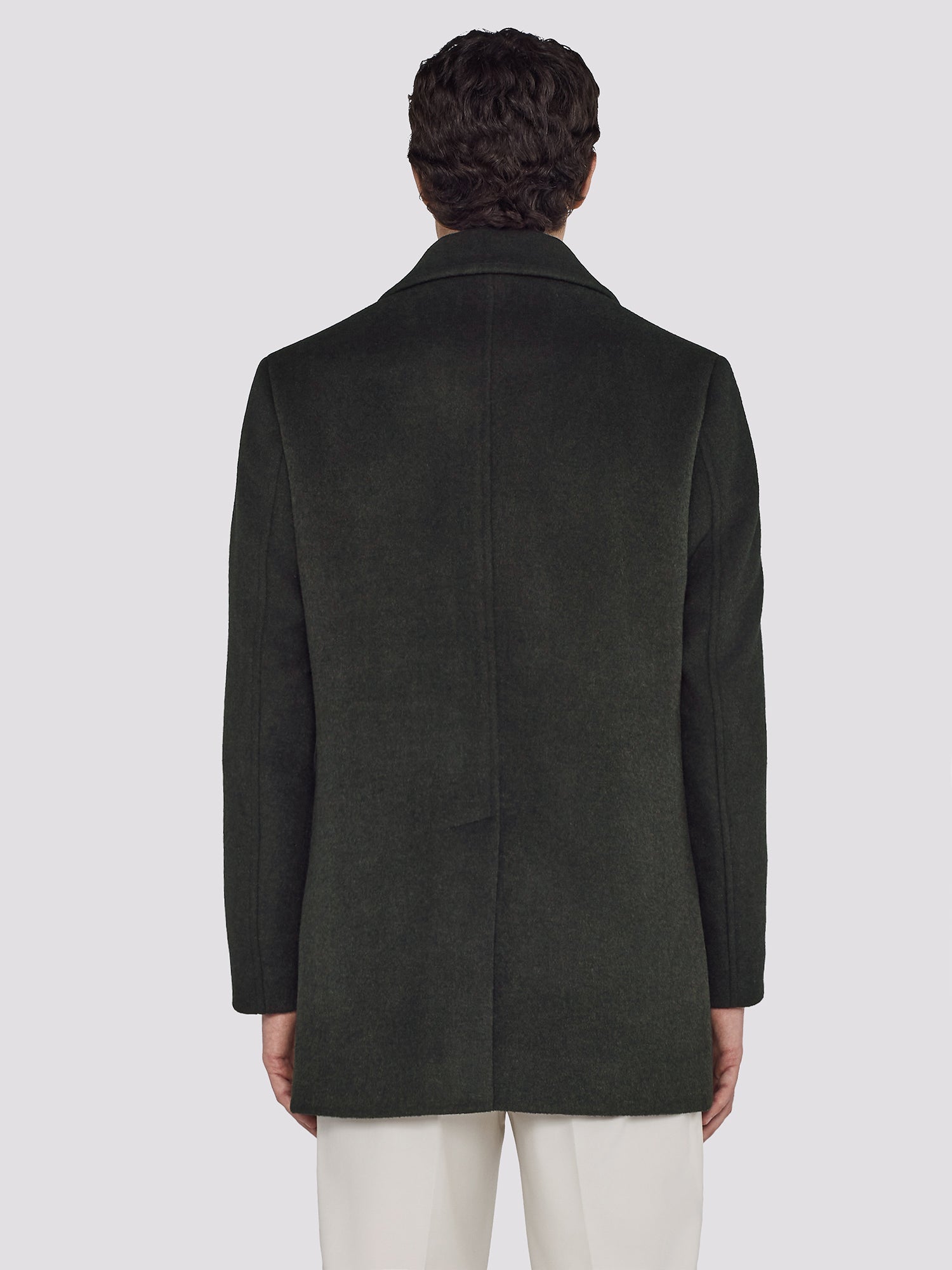 CABAN COAT IN WOOL-BLEND CLOTH
