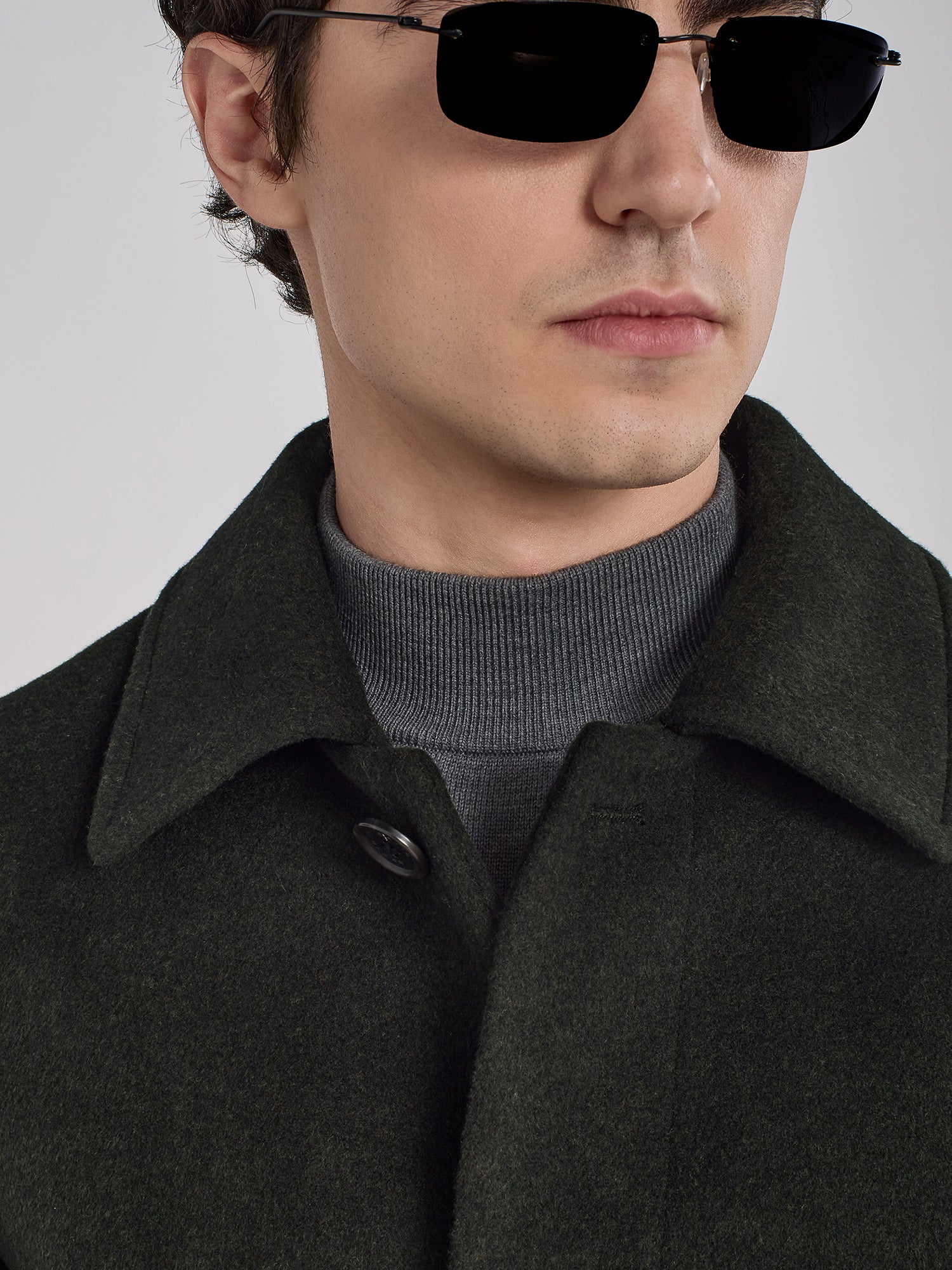 CABAN COAT IN WOOL-BLEND CLOTH
