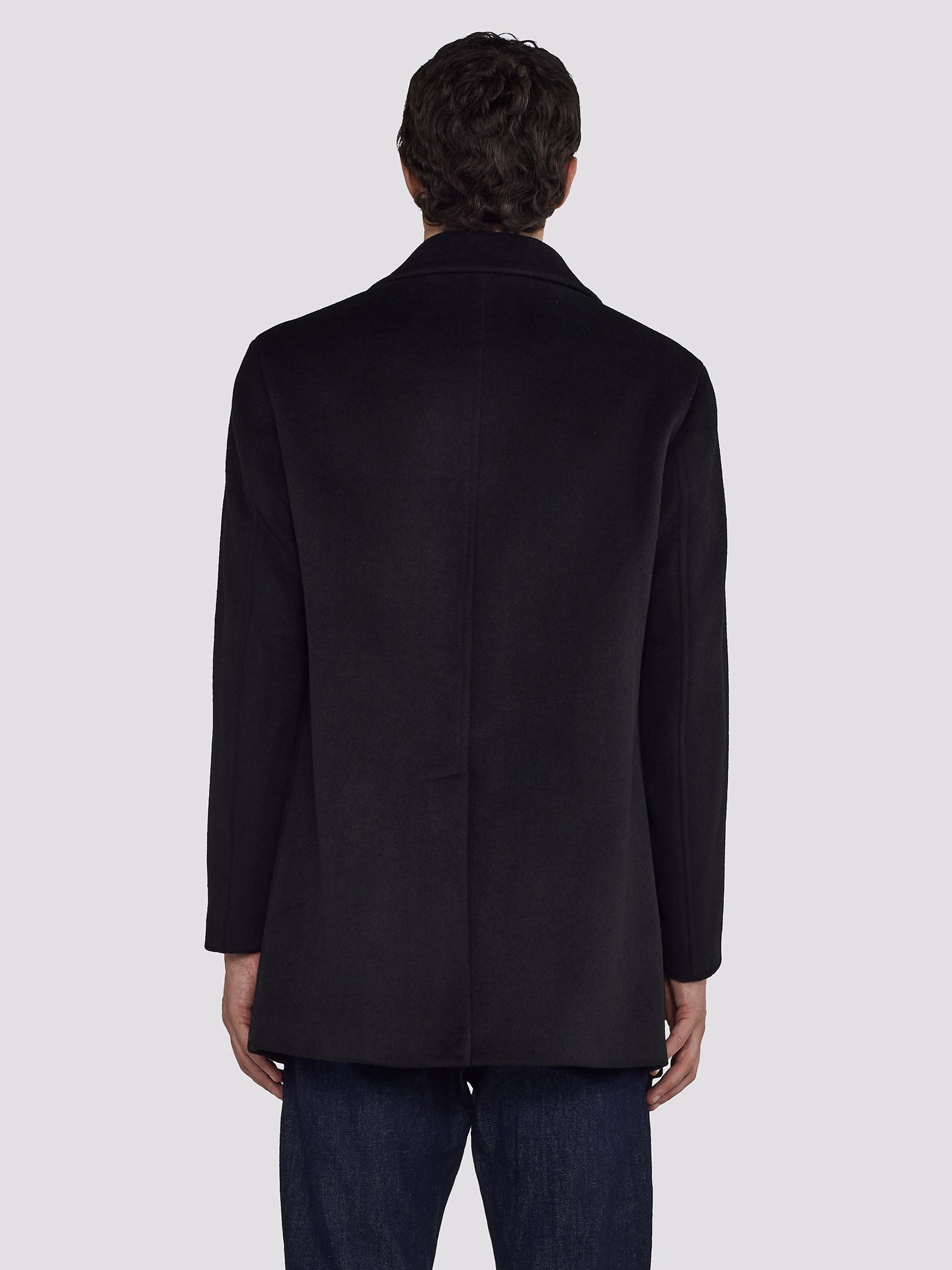 CABAN COAT IN WOOL-BLEND CLOTH