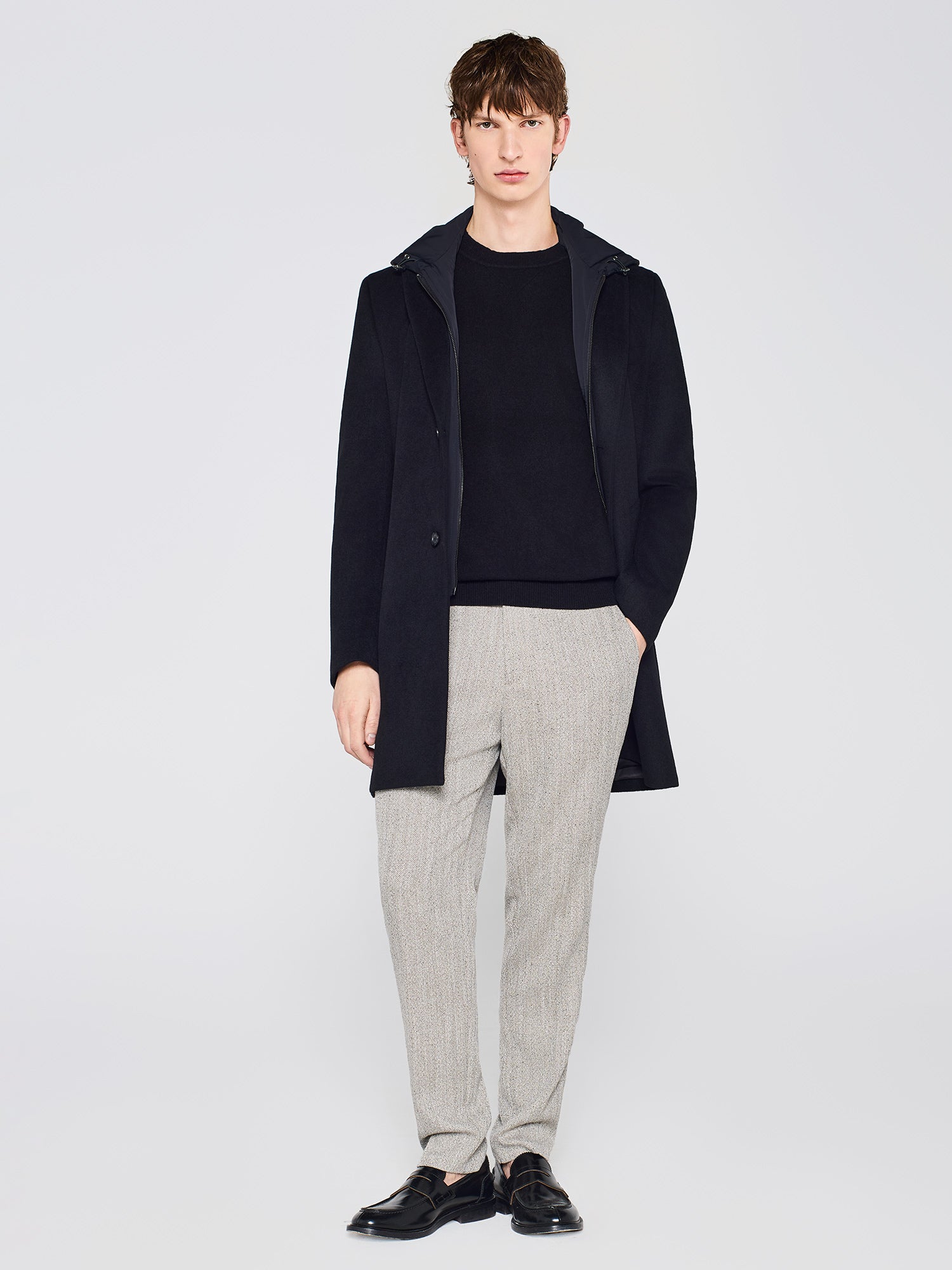 CAPPOTTO IN PANNO CON PETTORINA