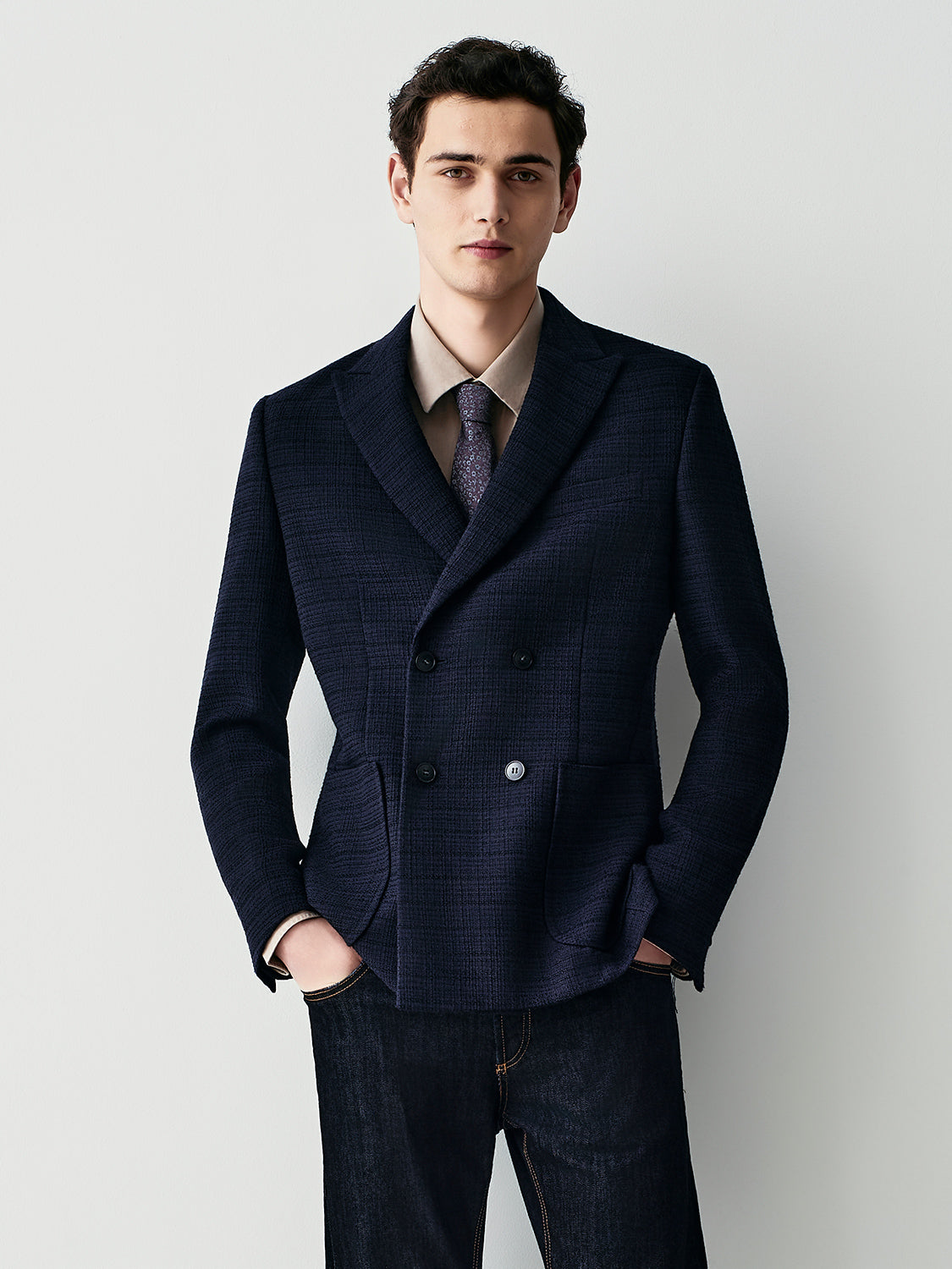 Blazer in bouclè