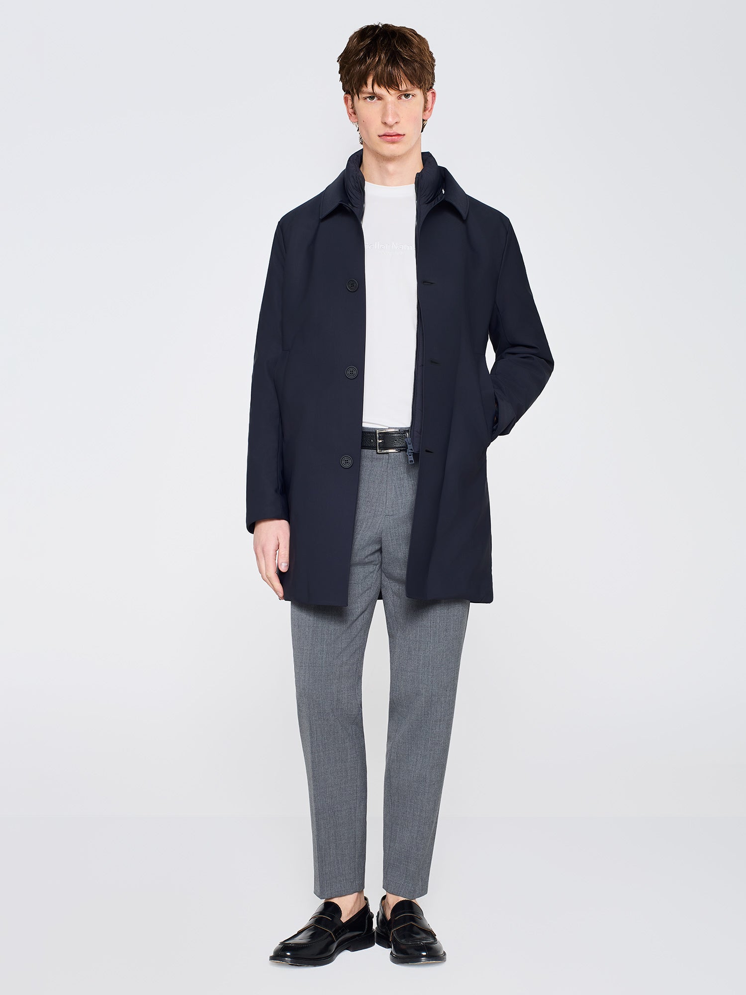 PADDED NYLON TRENCH – DAVID NAMAN