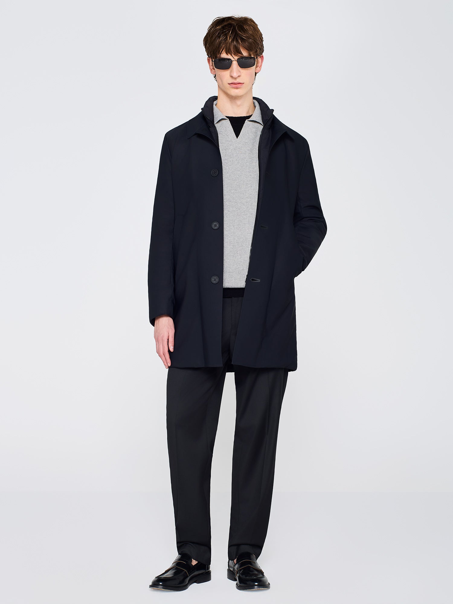 TRENCH IMBOTTITO IN NYLON