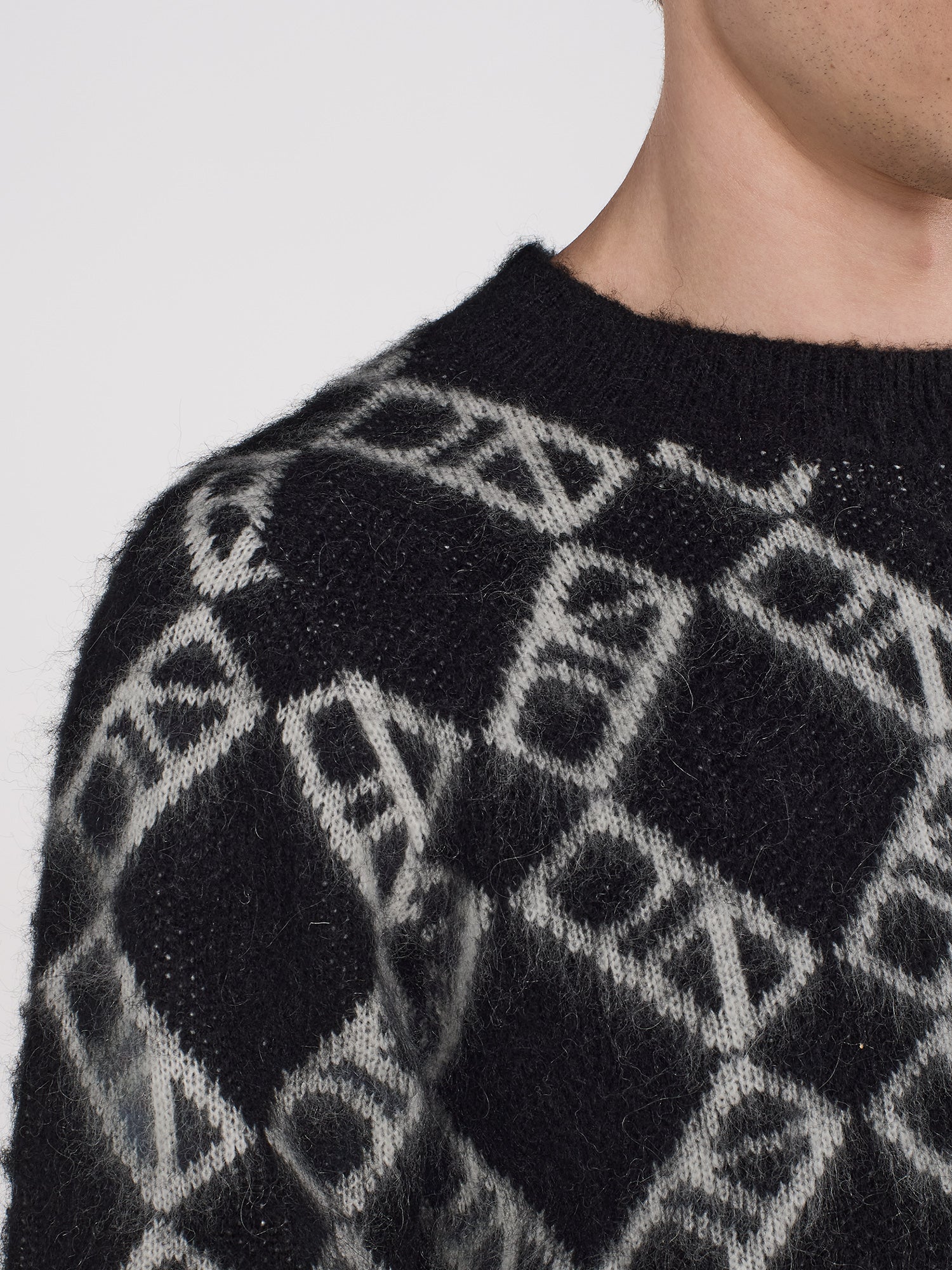 MONOGRAM JAQUARED PULLOVER