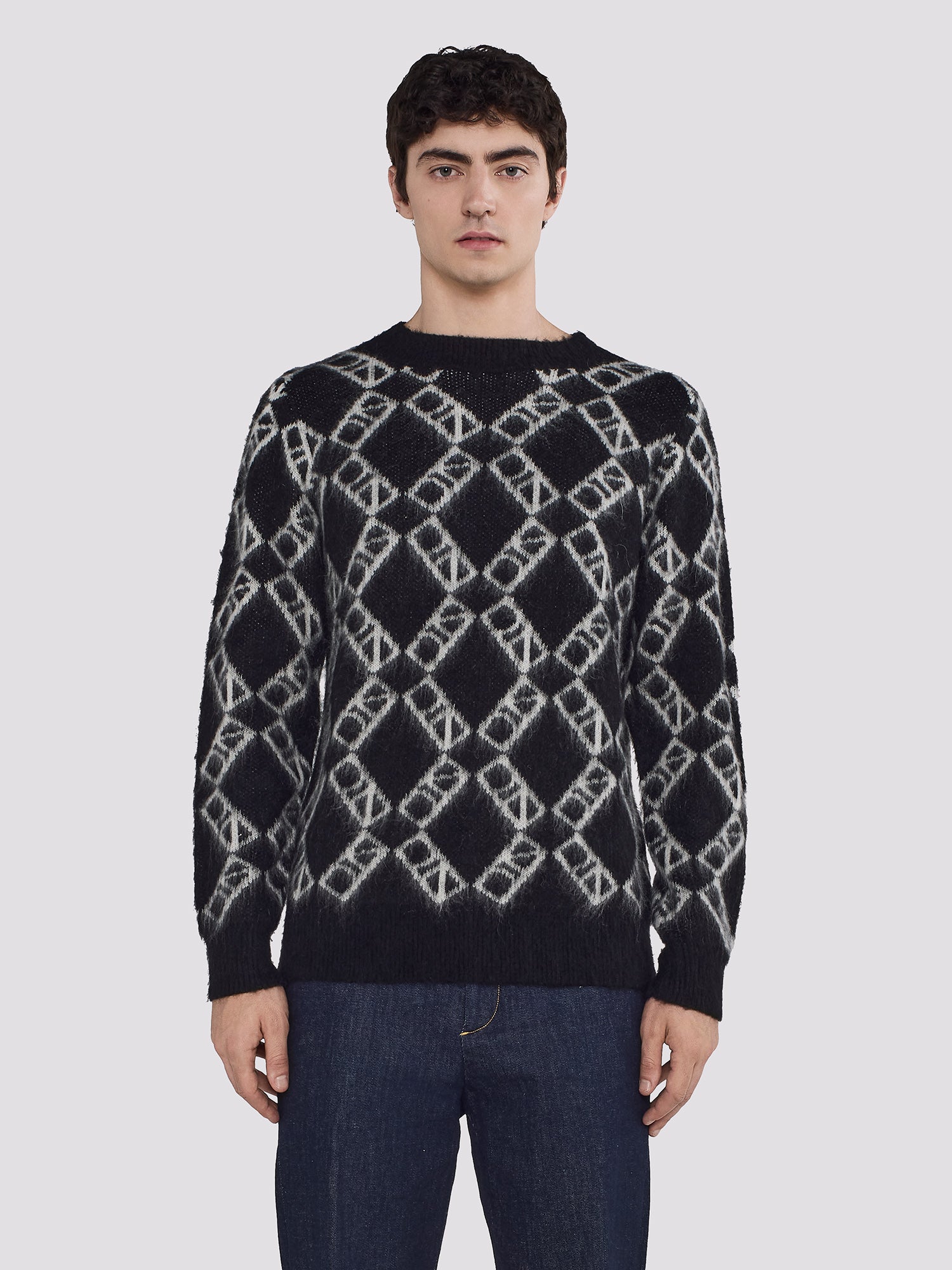 MONOGRAM JAQUARED PULLOVER