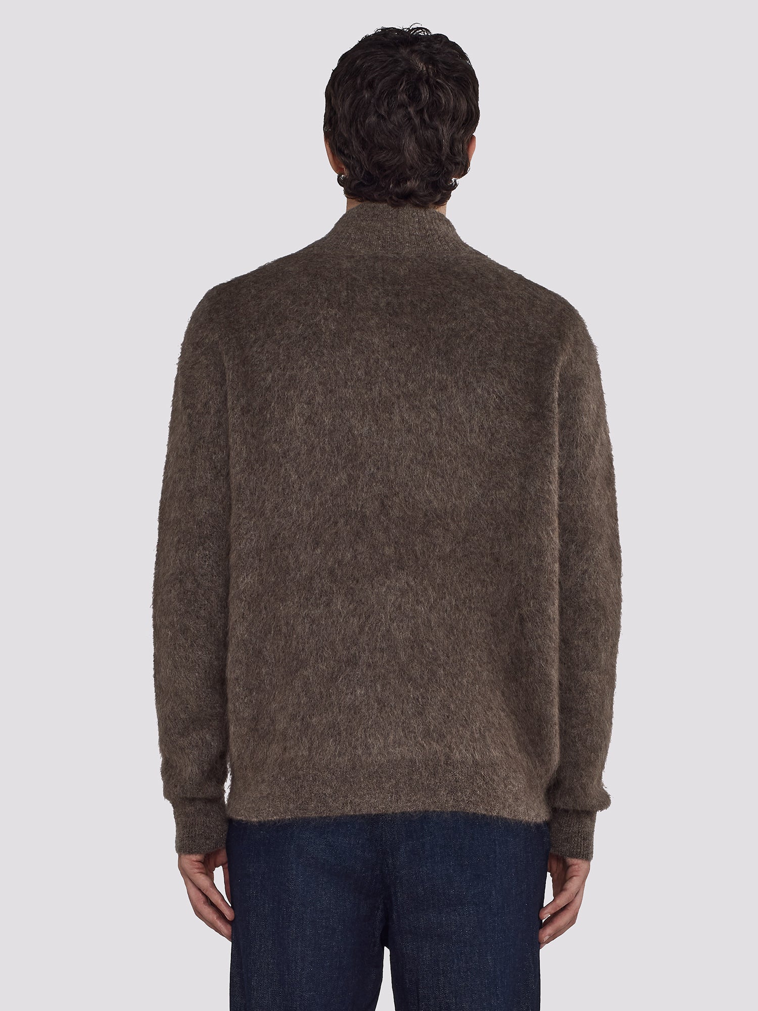 BRUSHED MOHAIR KNIT
