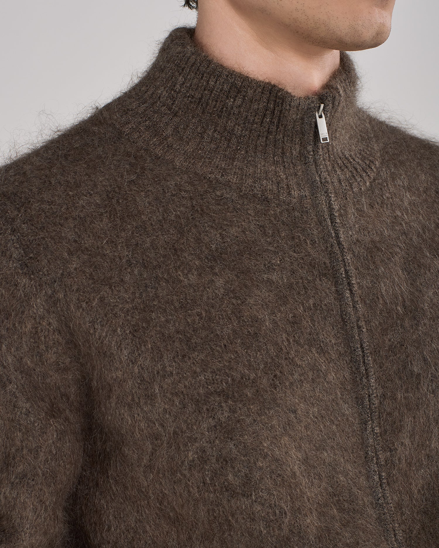 BRUSHED MOHAIR KNIT