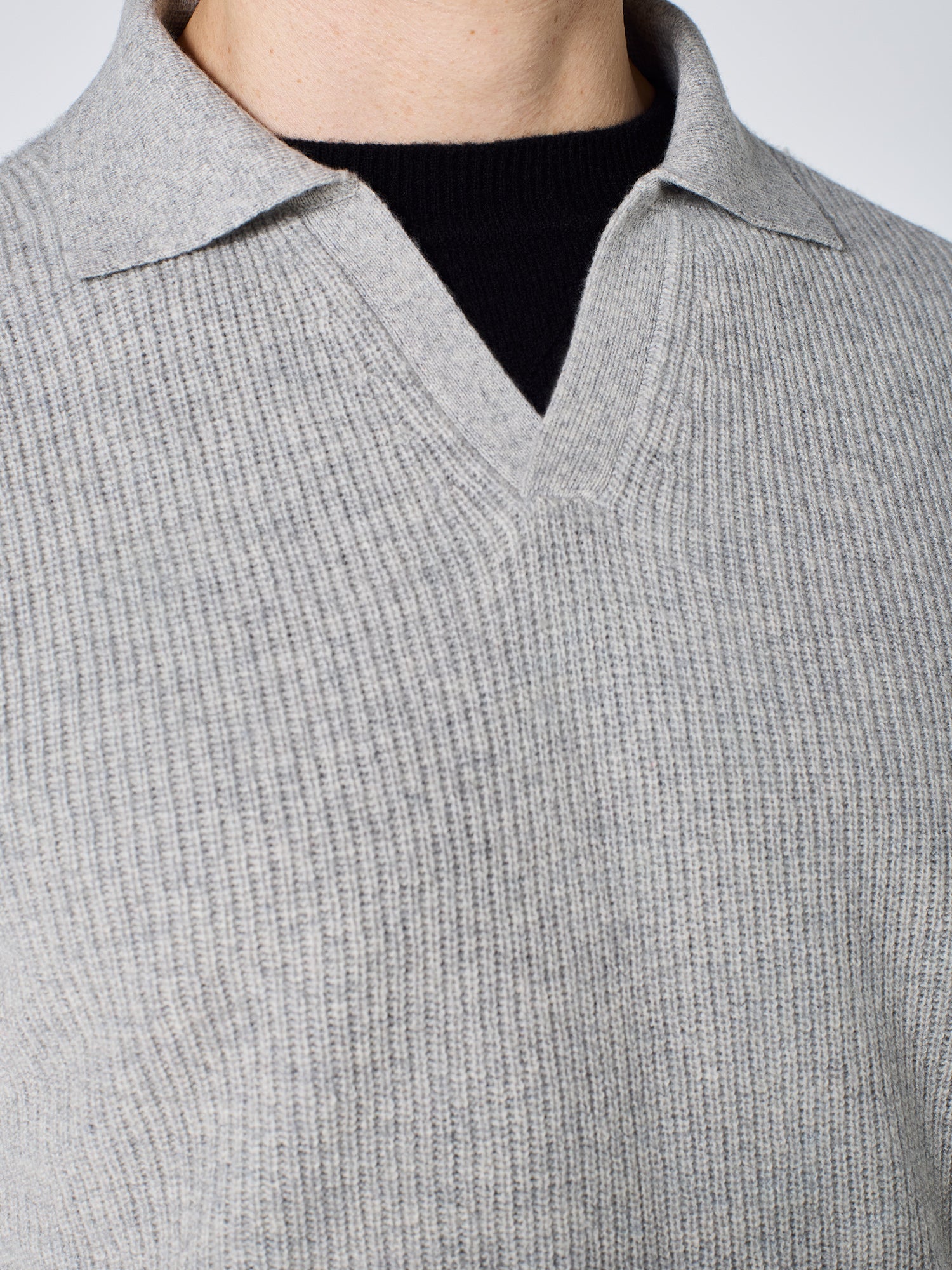 TEXTURED POLO KNIT