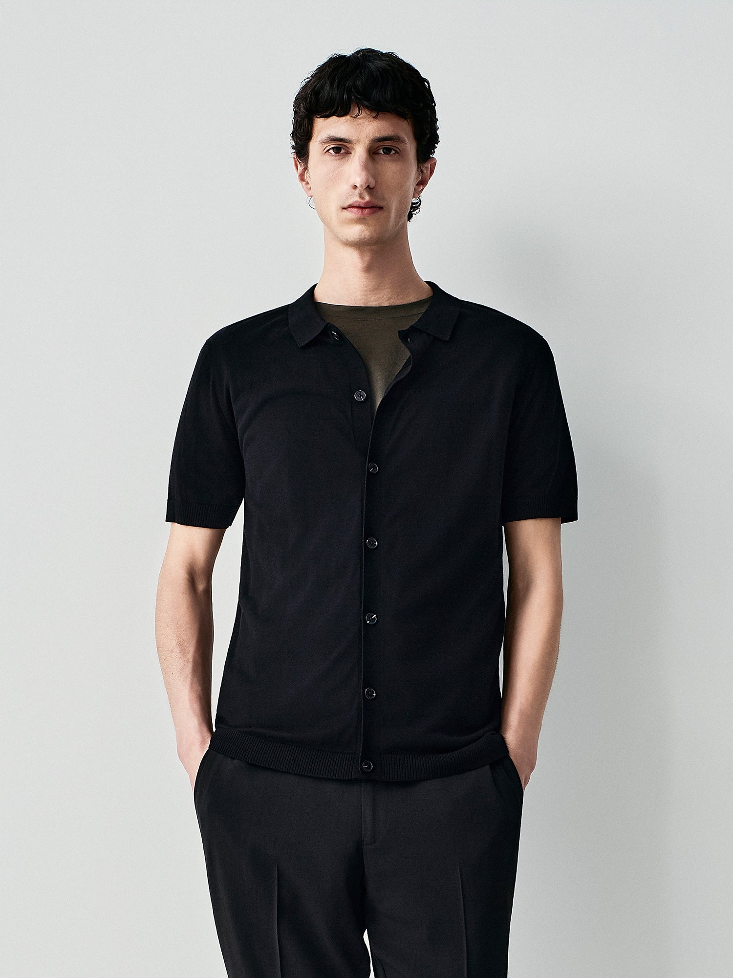 Cardigan in misto seta