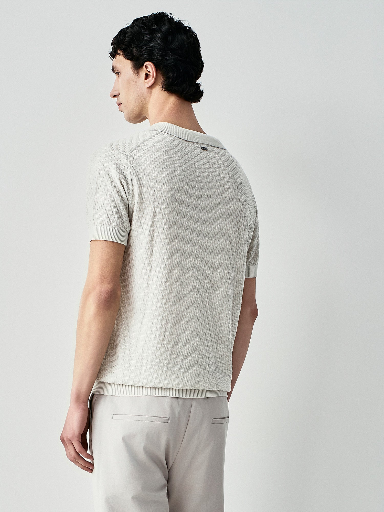Textured polo
