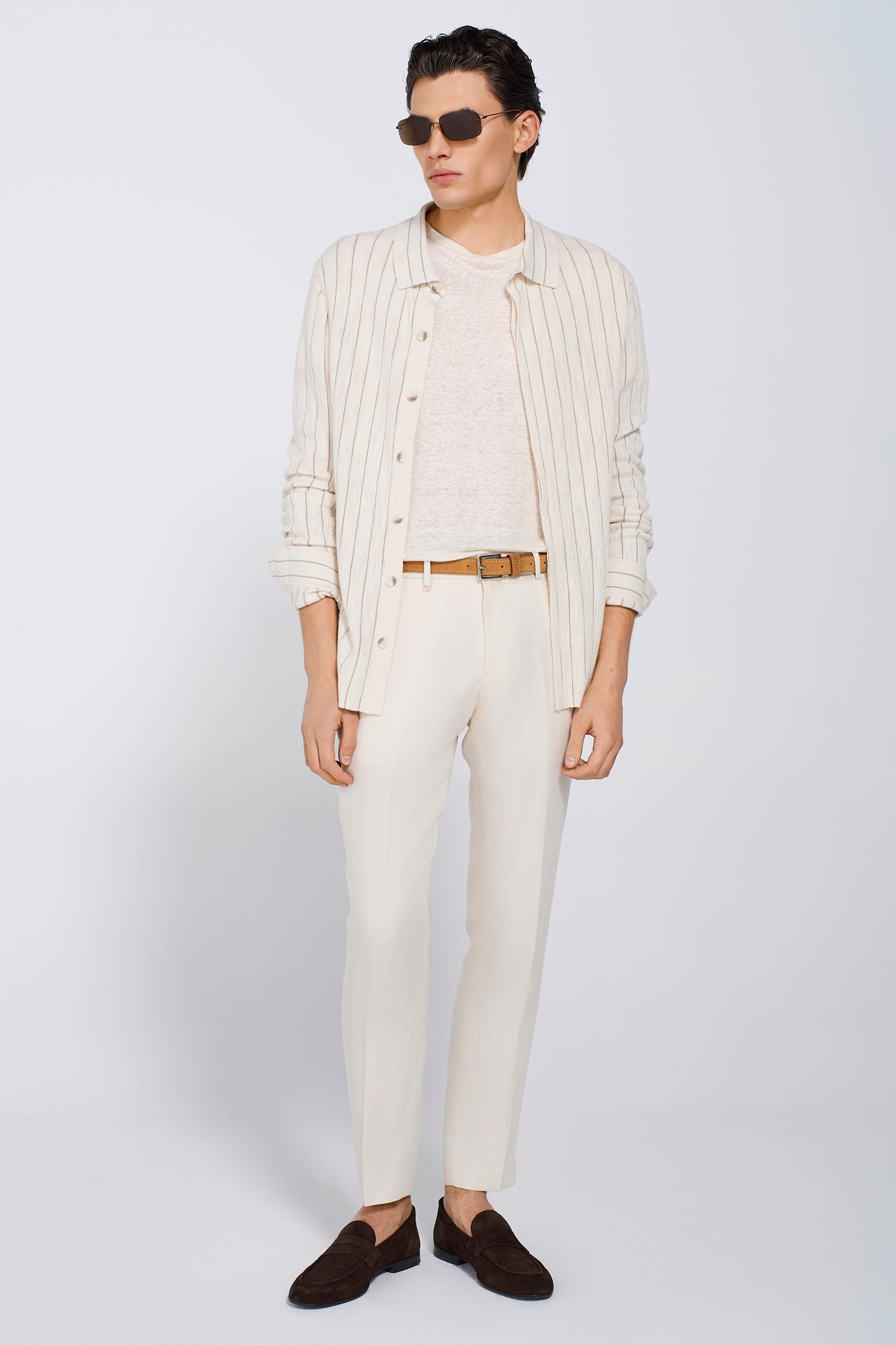 PANTALONI DA ABITO IN FRESH LINEN