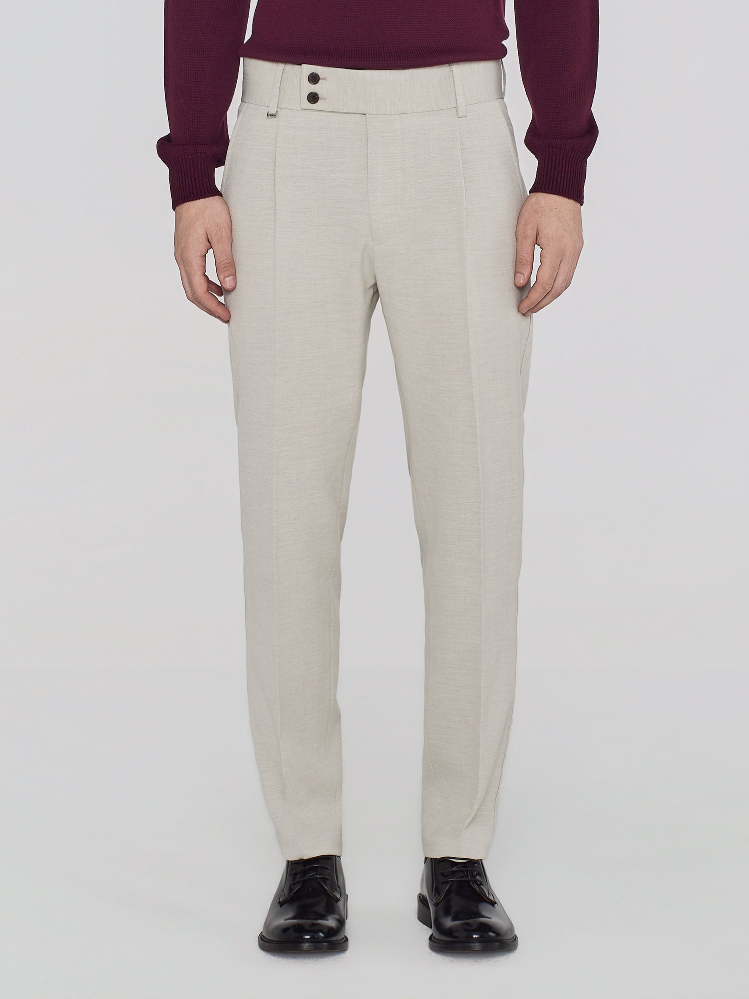 PANTALONE SARTORIALE TRAMA CHEVRON