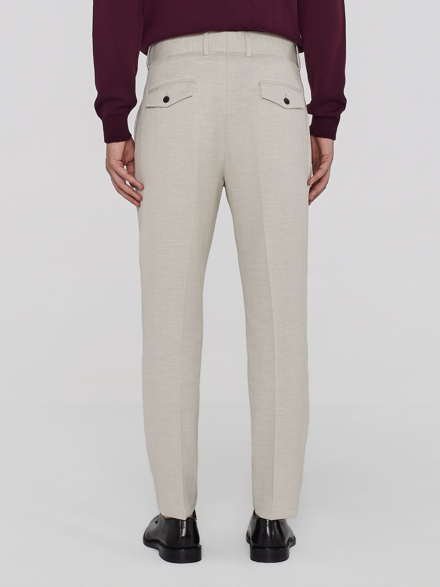 PANTALONE SARTORIALE TRAMA CHEVRON