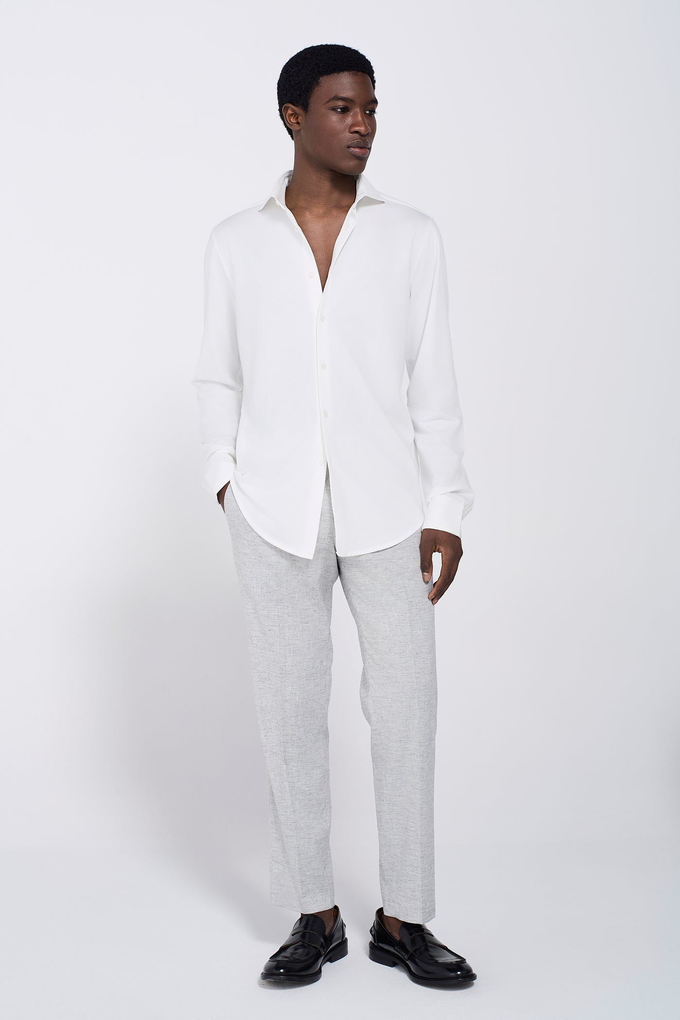 PANTALONE IN LINO