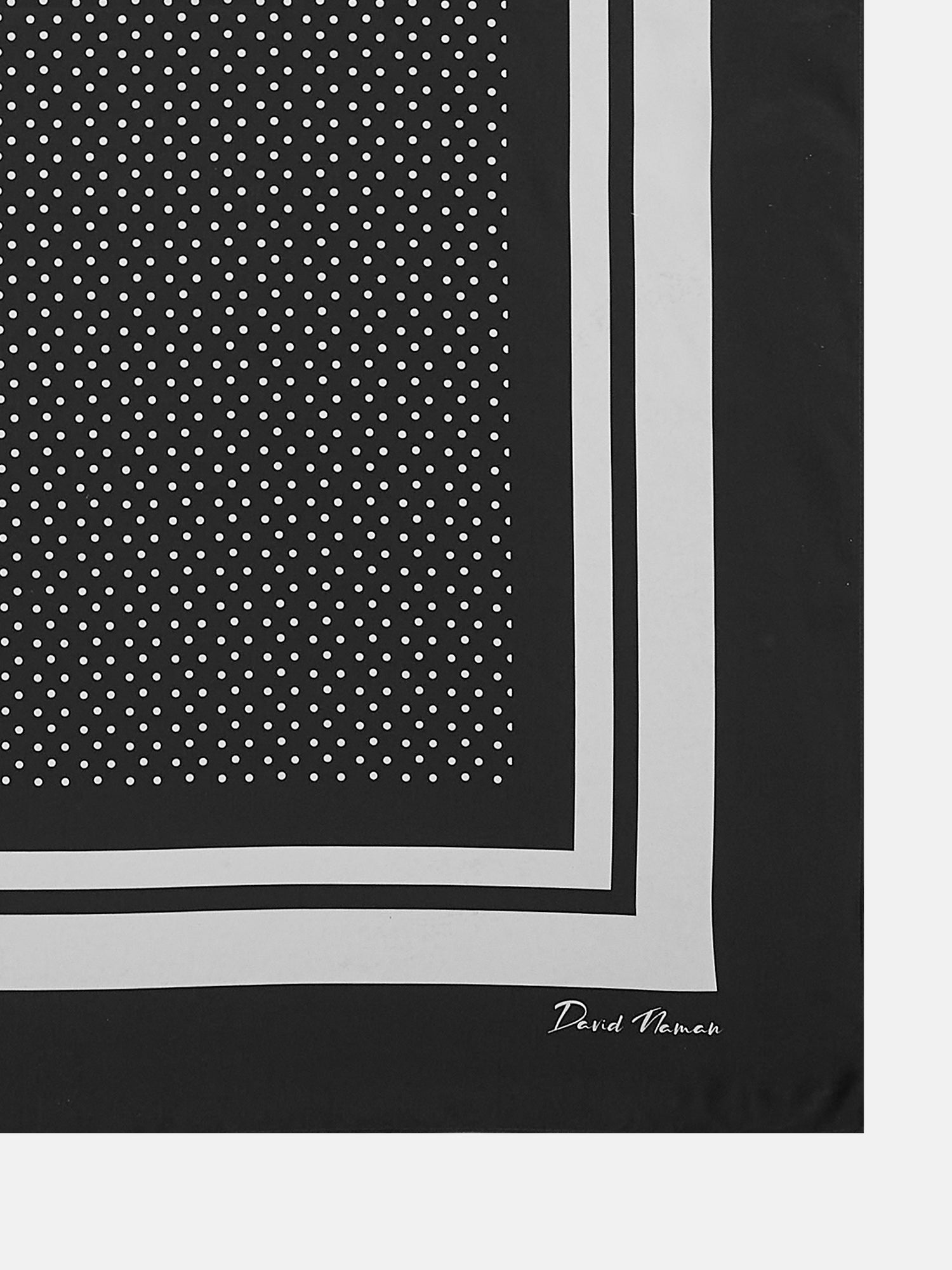 polka dot silk foulard