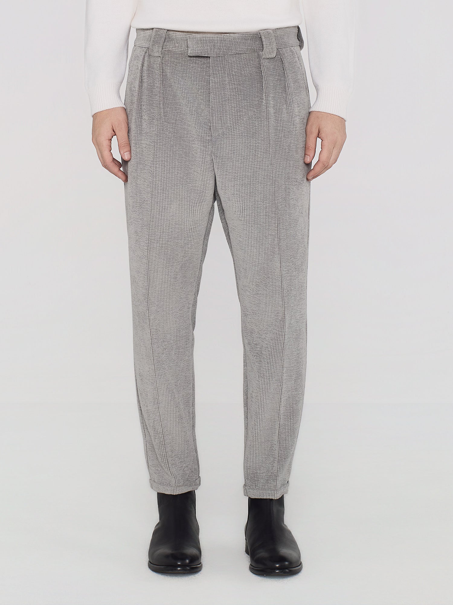 PANTALONE IN VELLUTO A COSTE