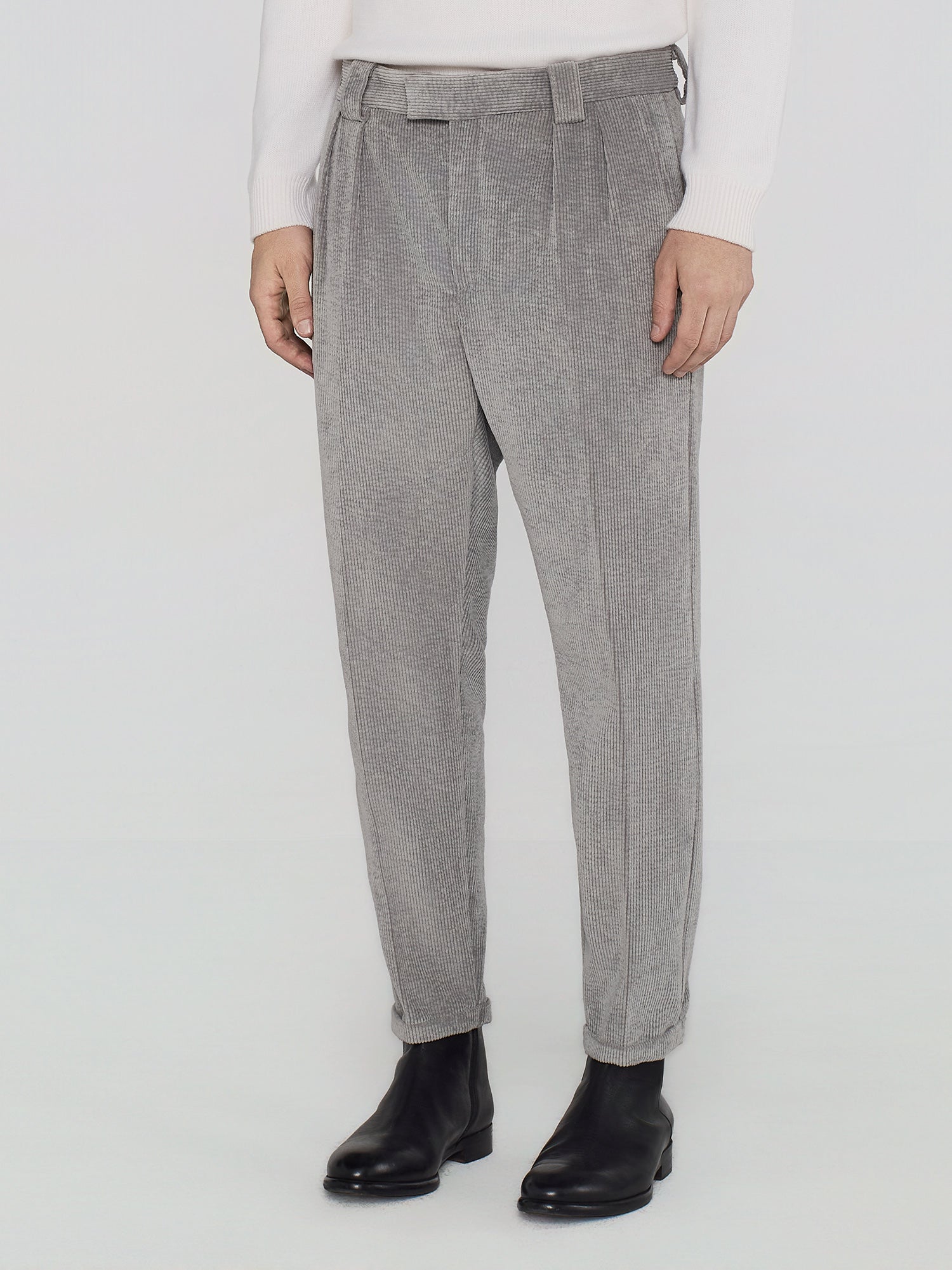 PANTALONE IN VELLUTO A COSTE