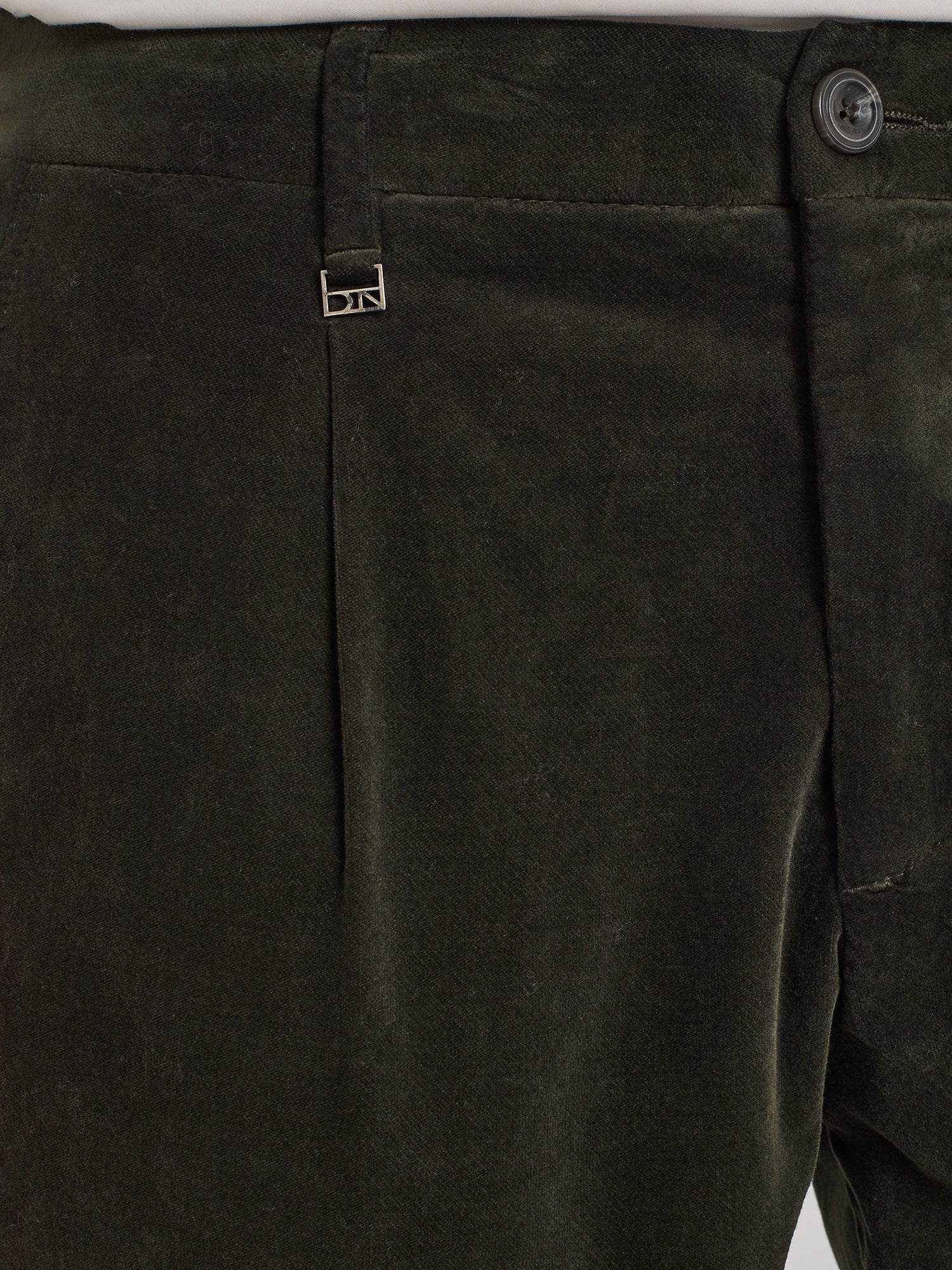 PANTALONE IN VELLUTO LISCIO