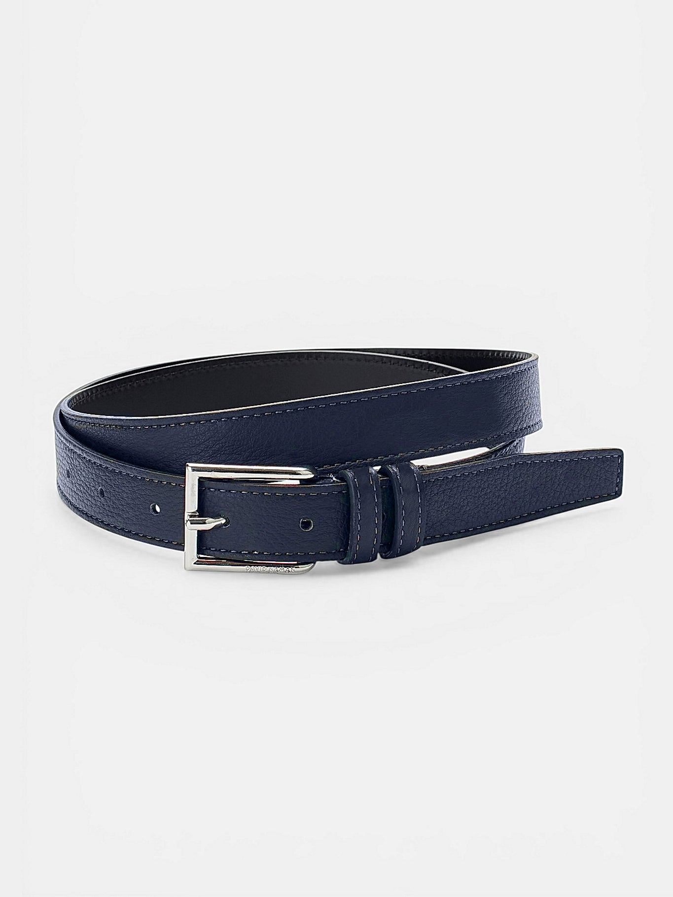 Cintura in pelle saffiano fibbia saquare