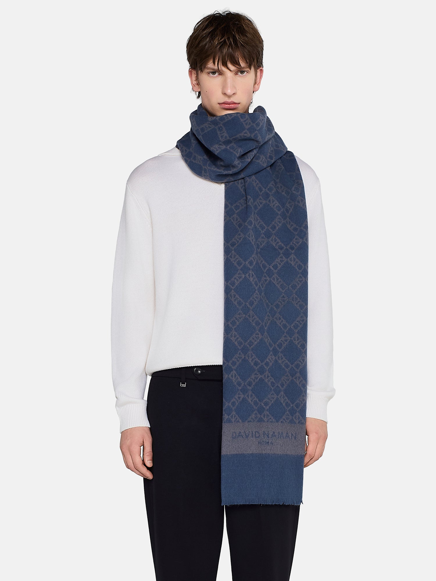 MAXI SCIARPA JAQUARD MONOGRAM ALL OVER