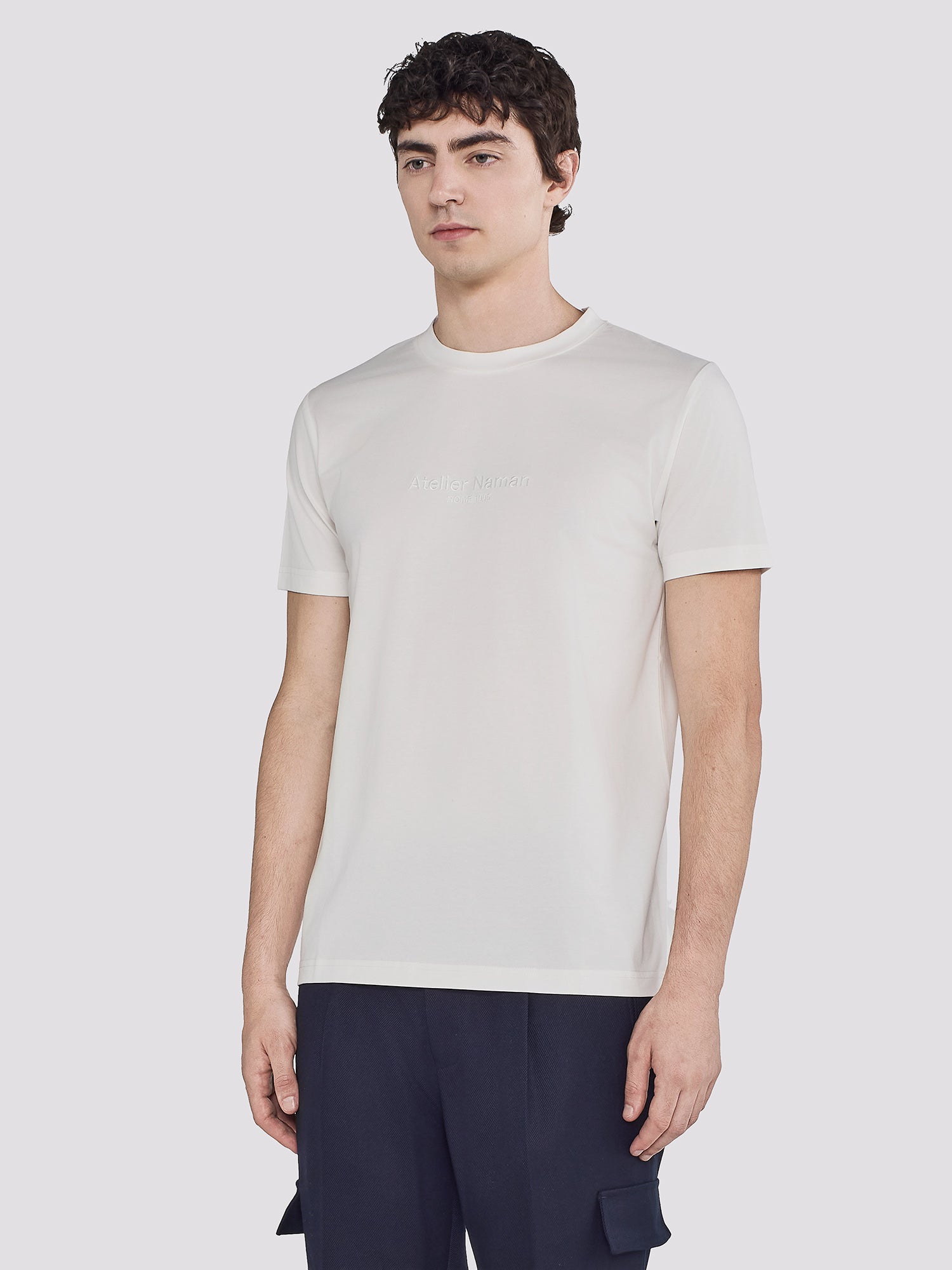 T-SHIRT ATELIER NAMAN LOGO RICAMATO