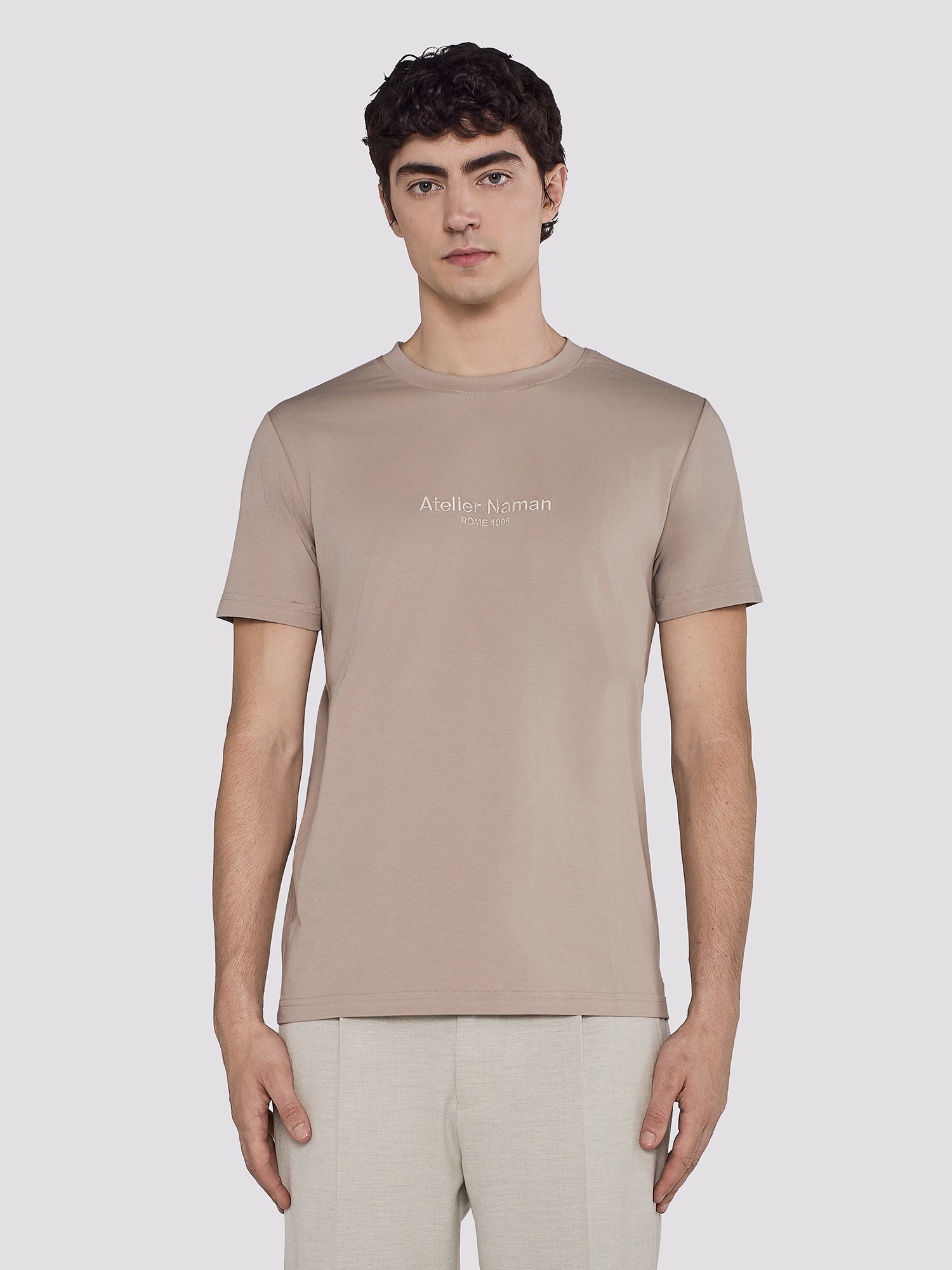 T-SHIRT ATELIER NAMAN LOGO RICAMATO