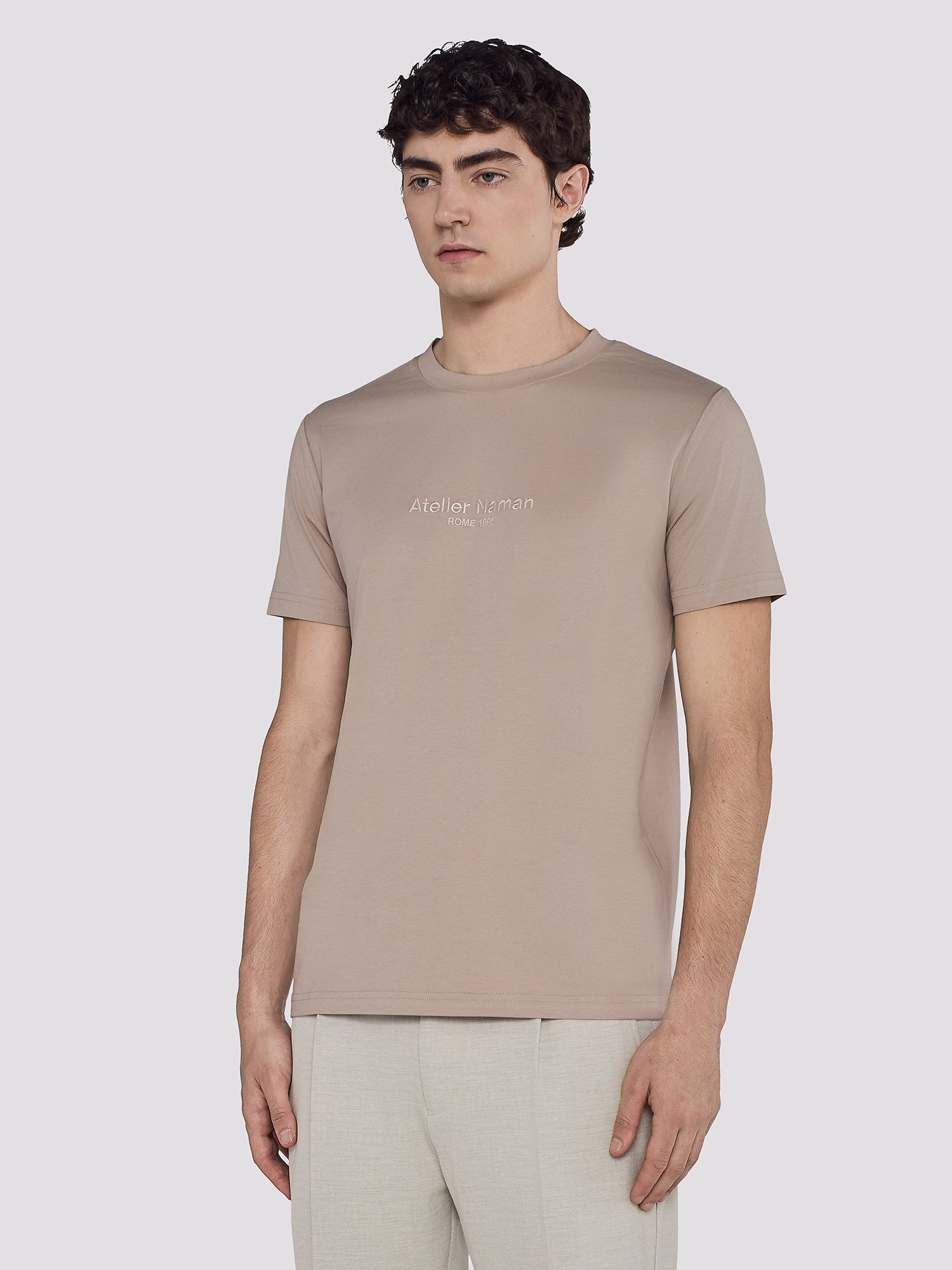 T-SHIRT ATELIER NAMAN LOGO RICAMATO